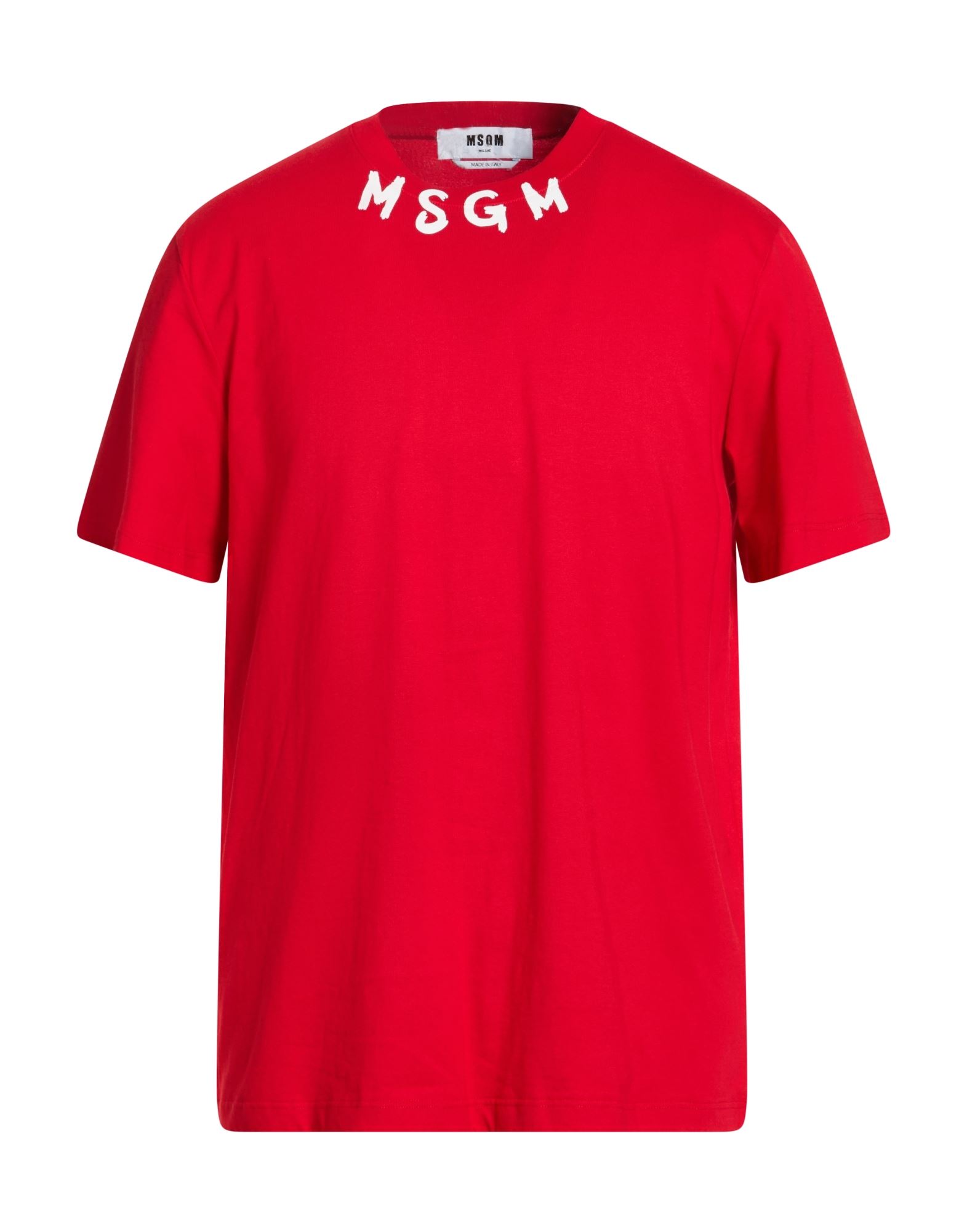 MSGM T-shirts Herren Rot von MSGM