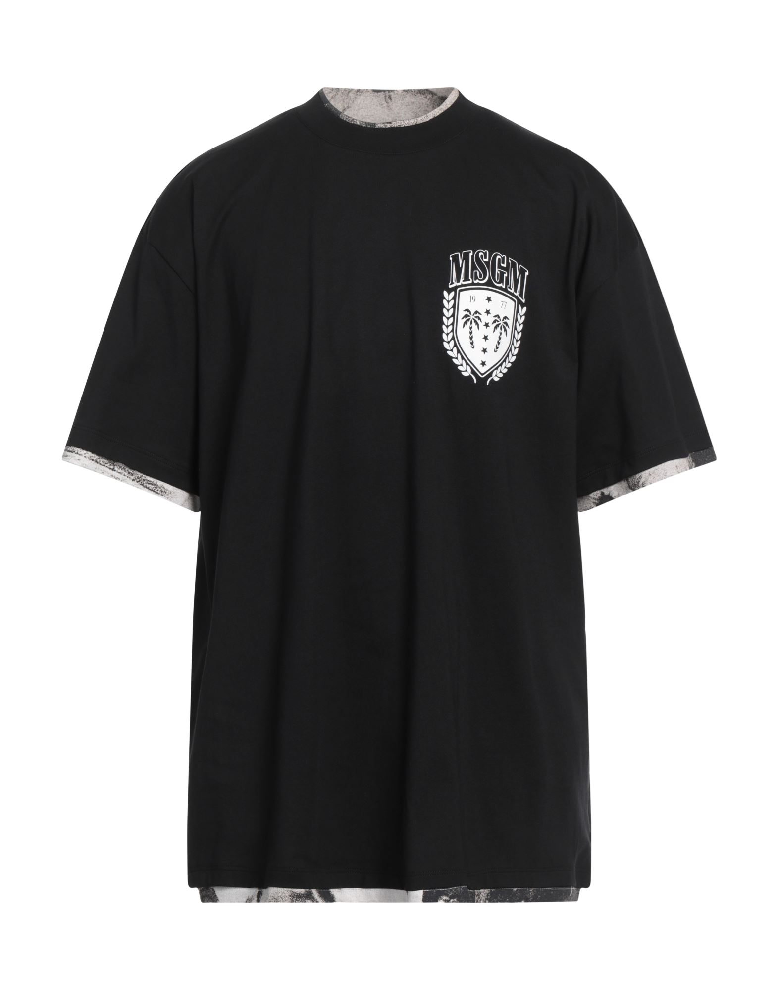 MSGM T-shirts Herren Schwarz von MSGM