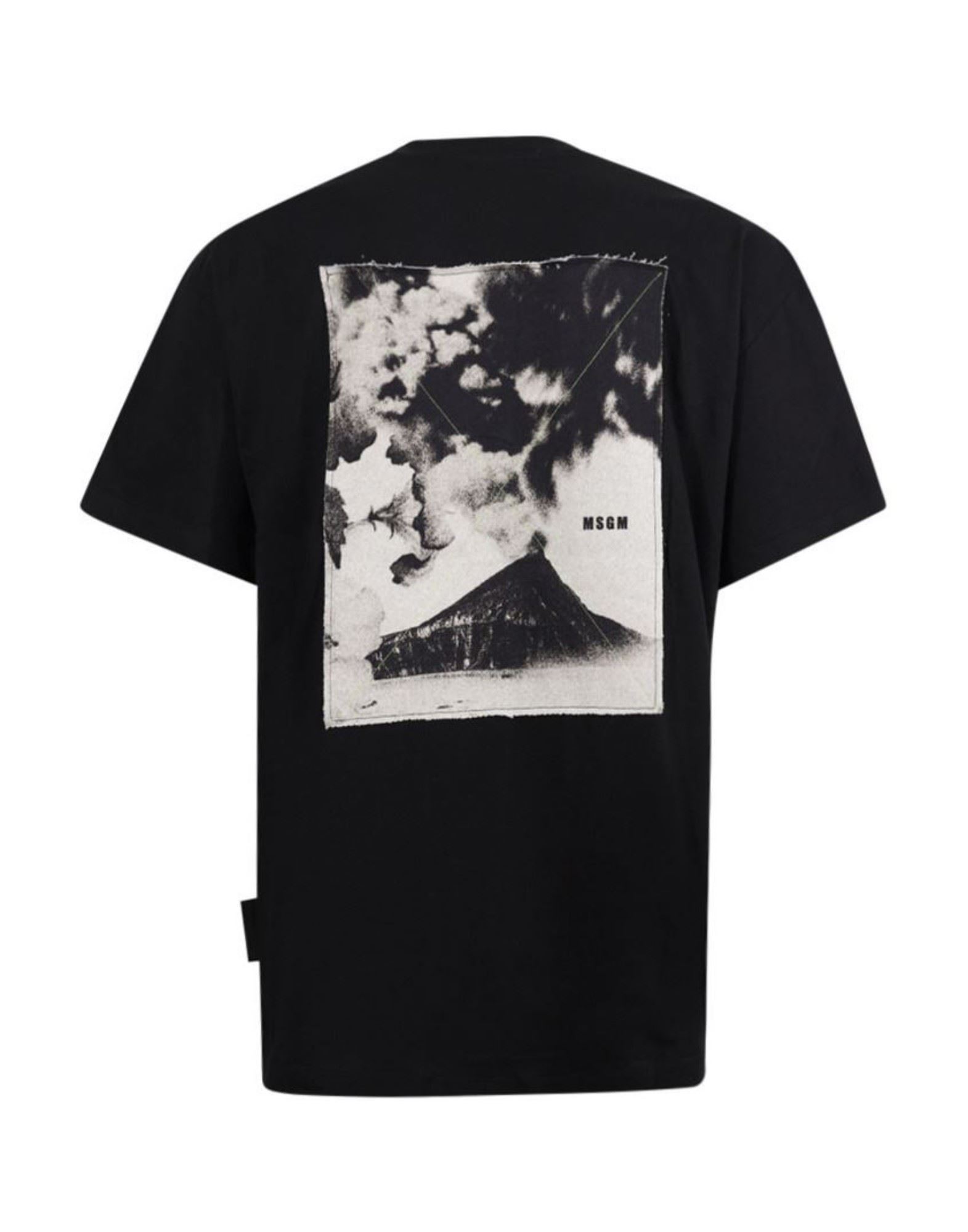 MSGM T-shirts Herren Schwarz von MSGM