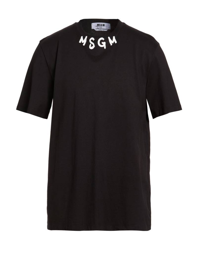MSGM T-shirts Herren Schwarz von MSGM