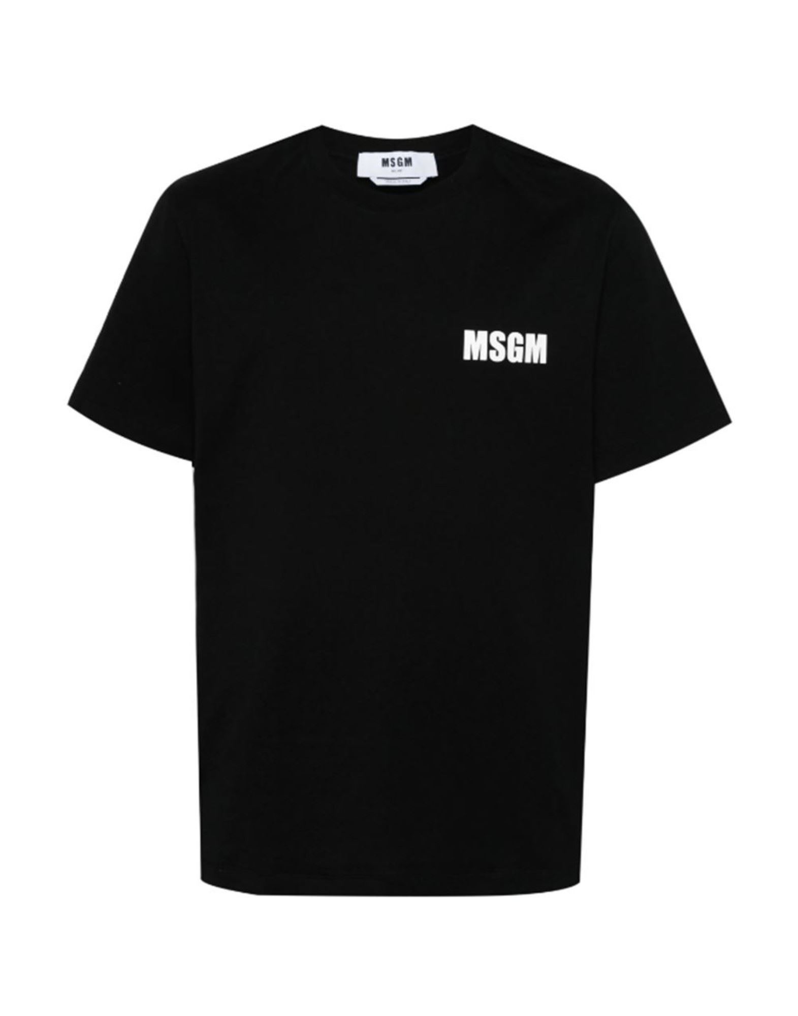 MSGM T-shirts Herren Schwarz von MSGM