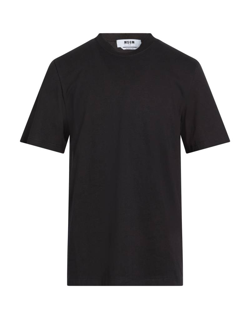 MSGM T-shirts Herren Schwarz von MSGM