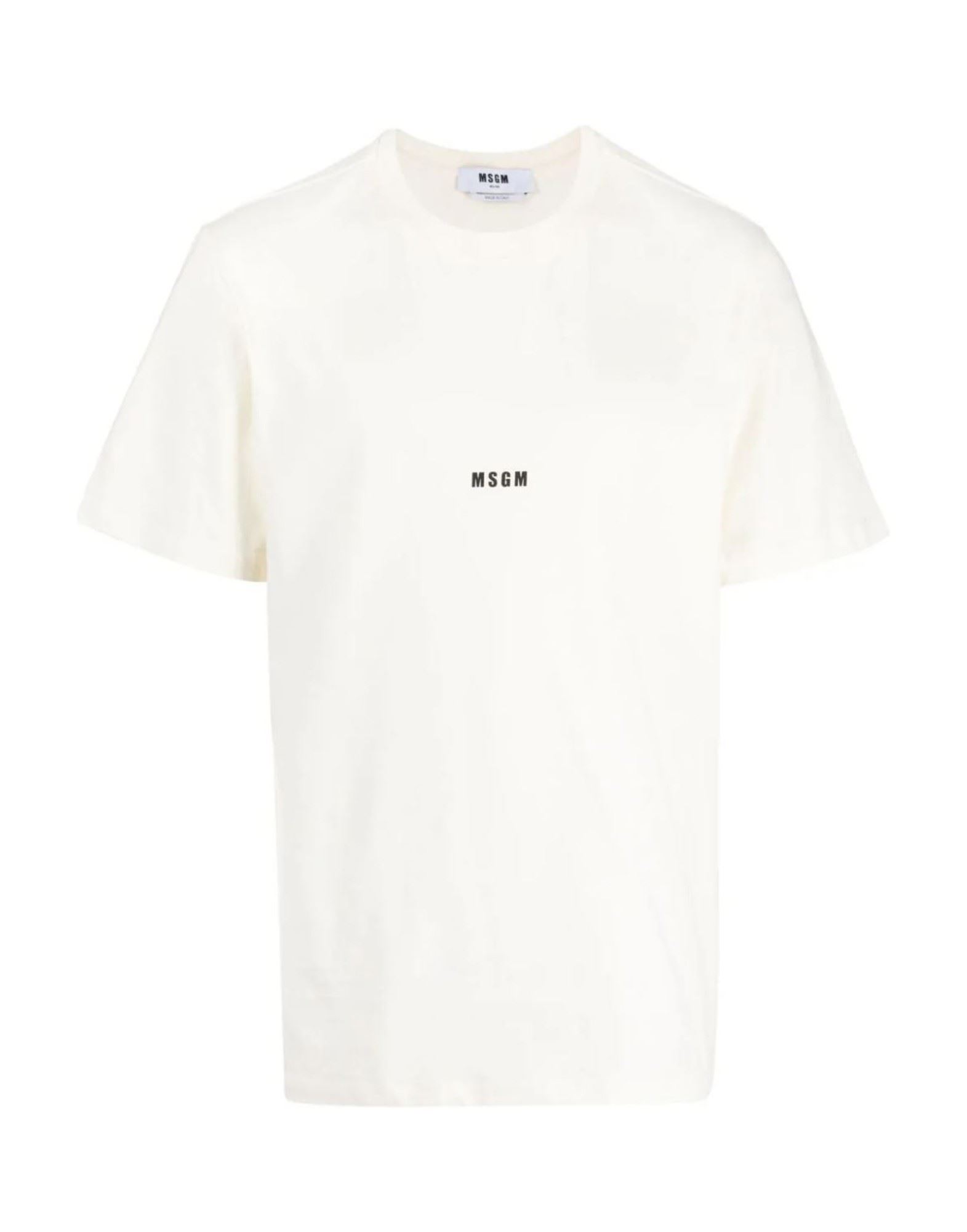 MSGM T-shirts Herren Weiß von MSGM