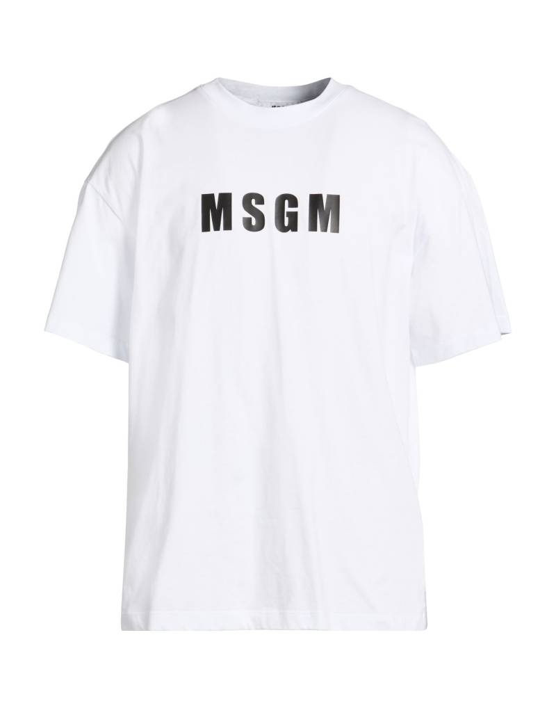 MSGM T-shirts Herren Weiß von MSGM