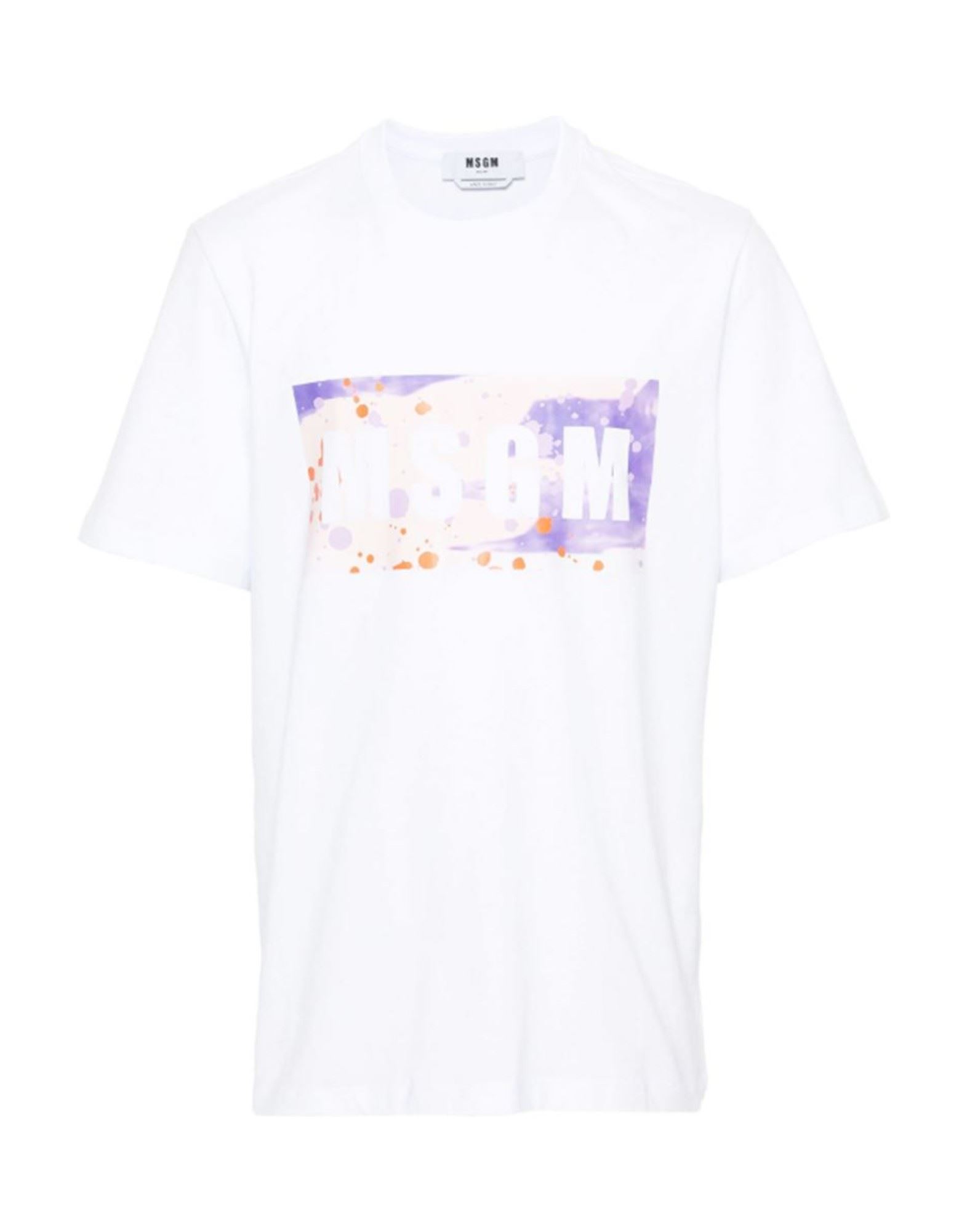 MSGM T-shirts Herren Weiß von MSGM