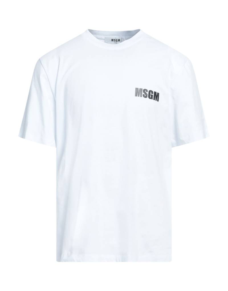 MSGM T-shirts Herren Weiß von MSGM