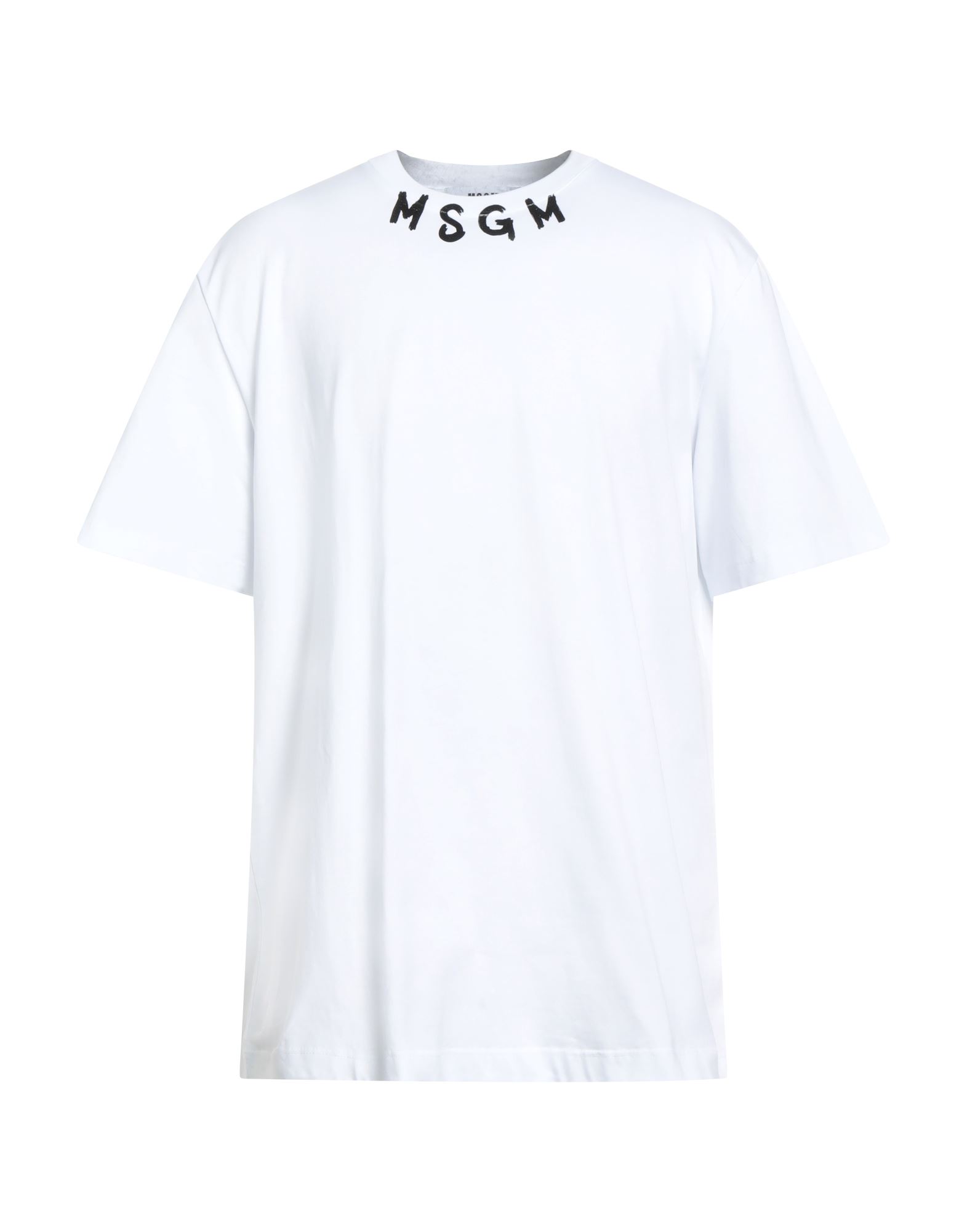 MSGM T-shirts Herren Weiß MSGM T-shirts Herren Weiß von MSGM