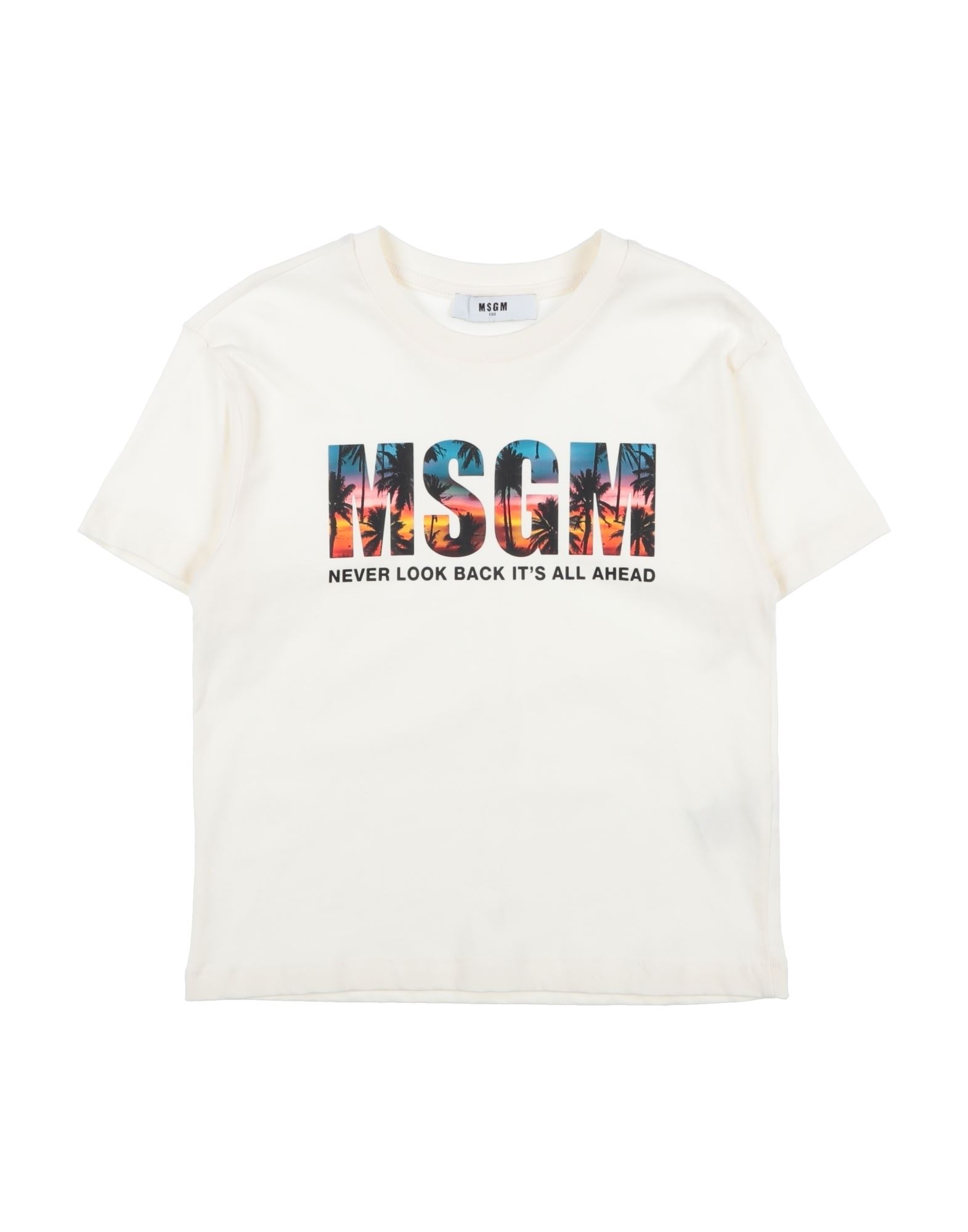 MSGM T-shirts Kinder Cremeweiß von MSGM
