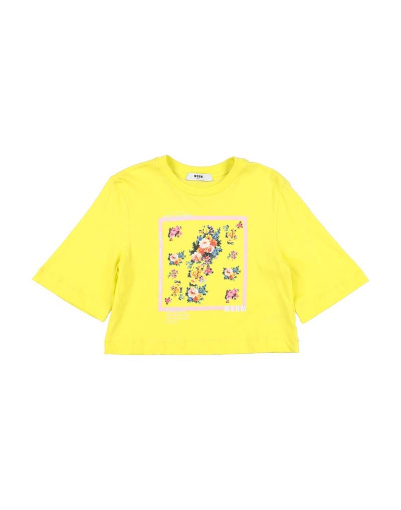 MSGM T-shirts Kinder Gelb von MSGM