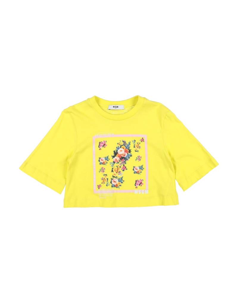 MSGM T-shirts Kinder Gelb von MSGM