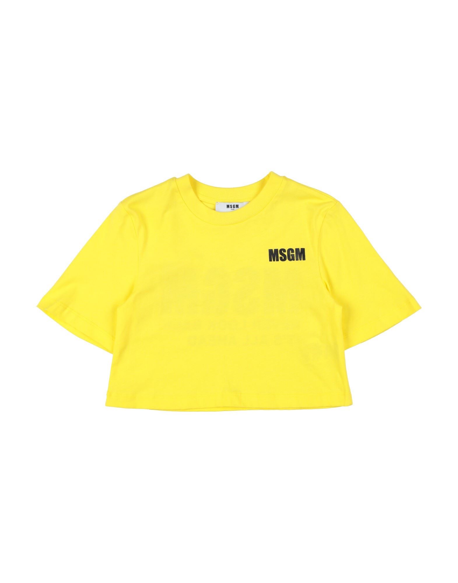 MSGM T-shirts Kinder Gelb von MSGM
