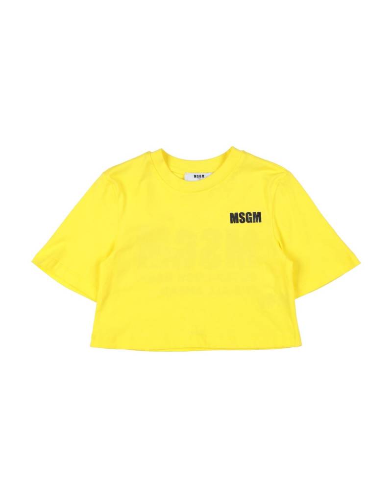 MSGM T-shirts Kinder Gelb von MSGM