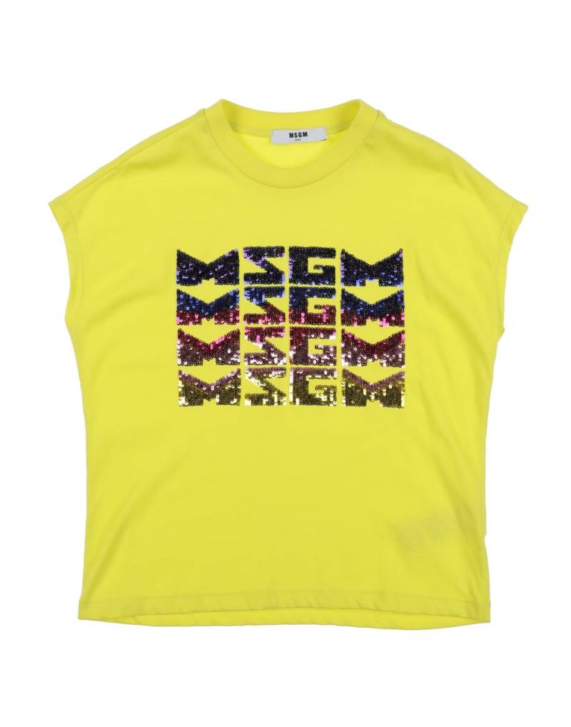 MSGM T-shirts Kinder Gelb von MSGM
