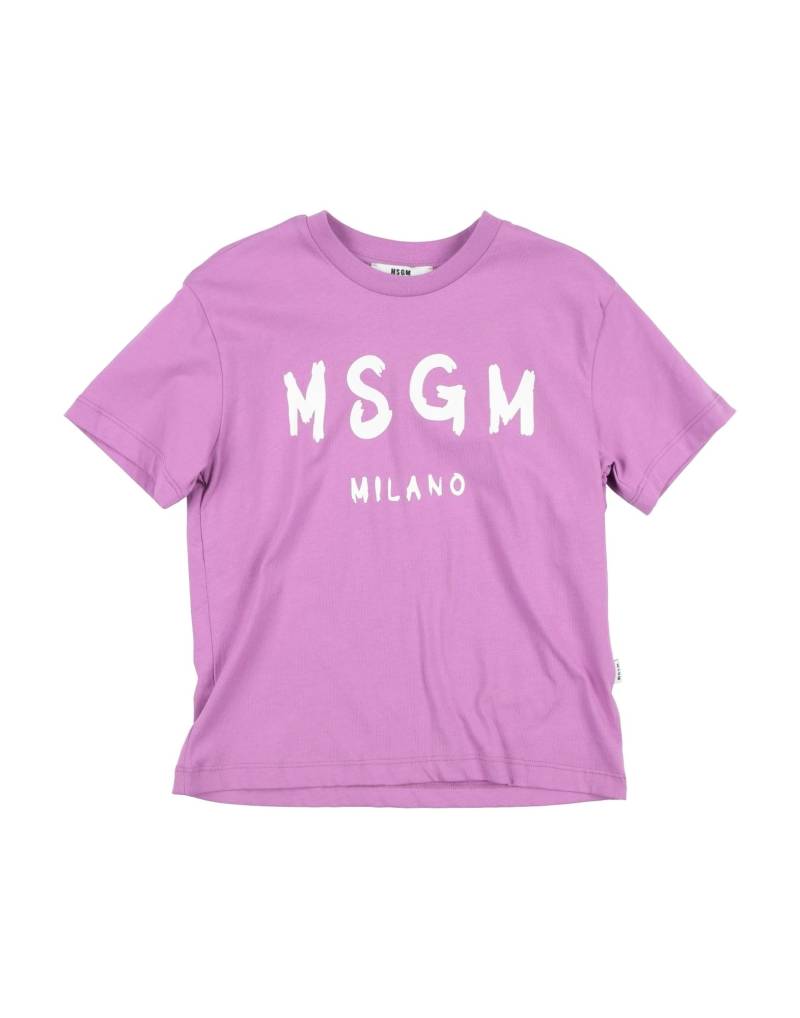 MSGM T-shirts Kinder Malve von MSGM