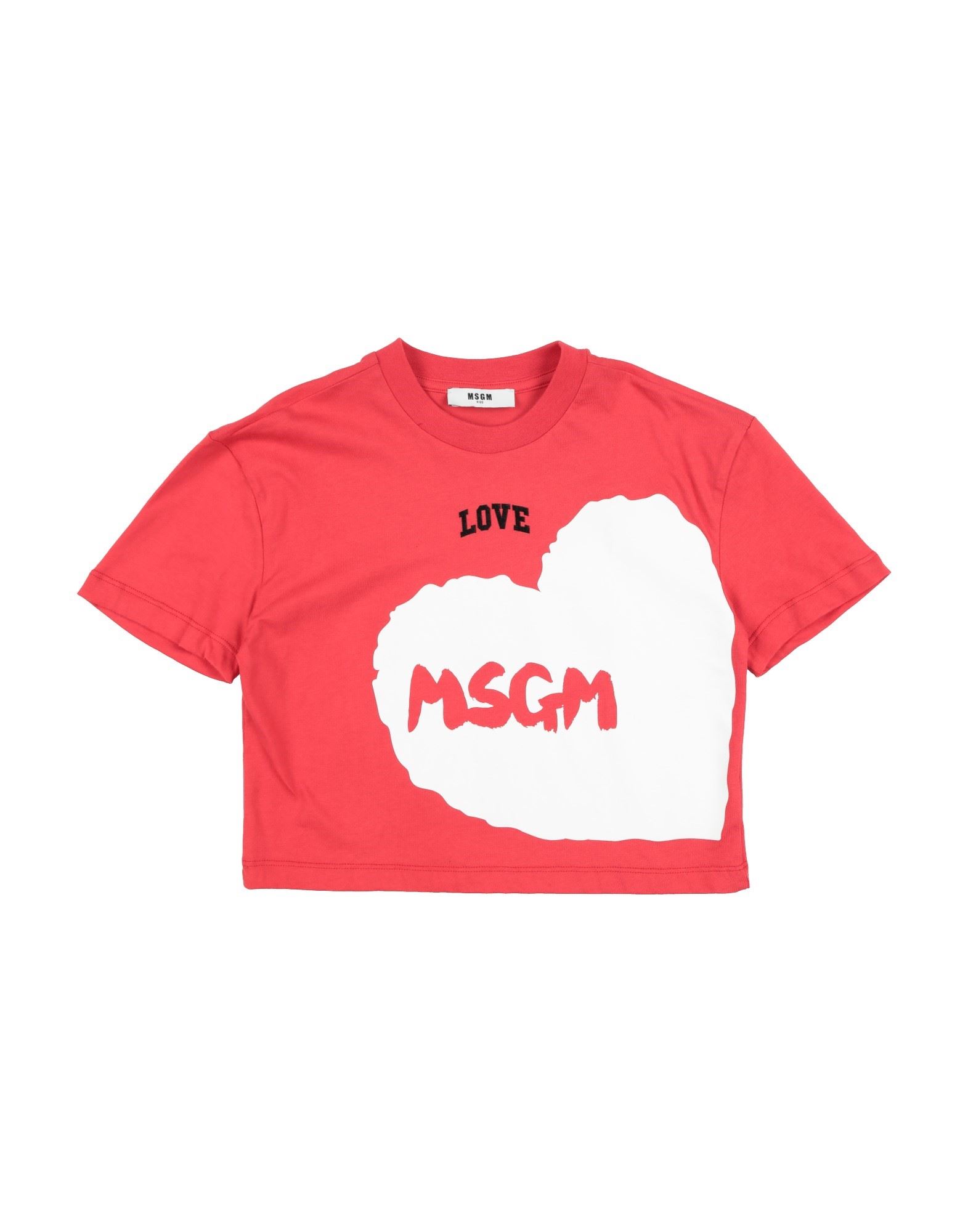 MSGM T-shirts Kinder Rot von MSGM