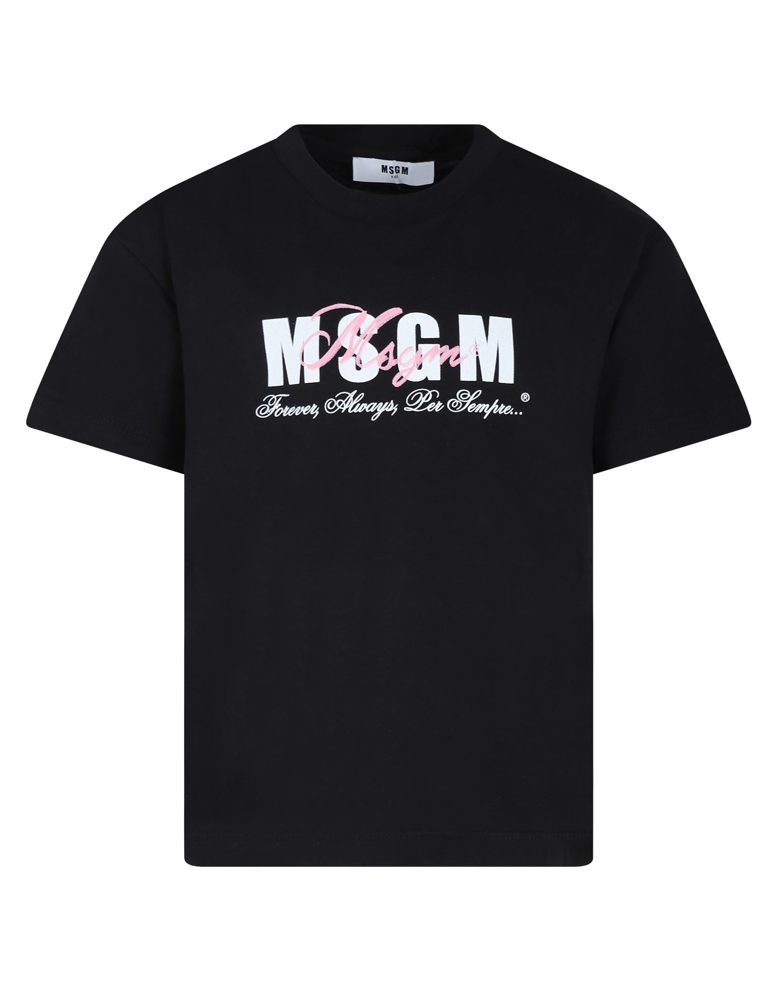 MSGM T-shirts Kinder Schwarz von MSGM