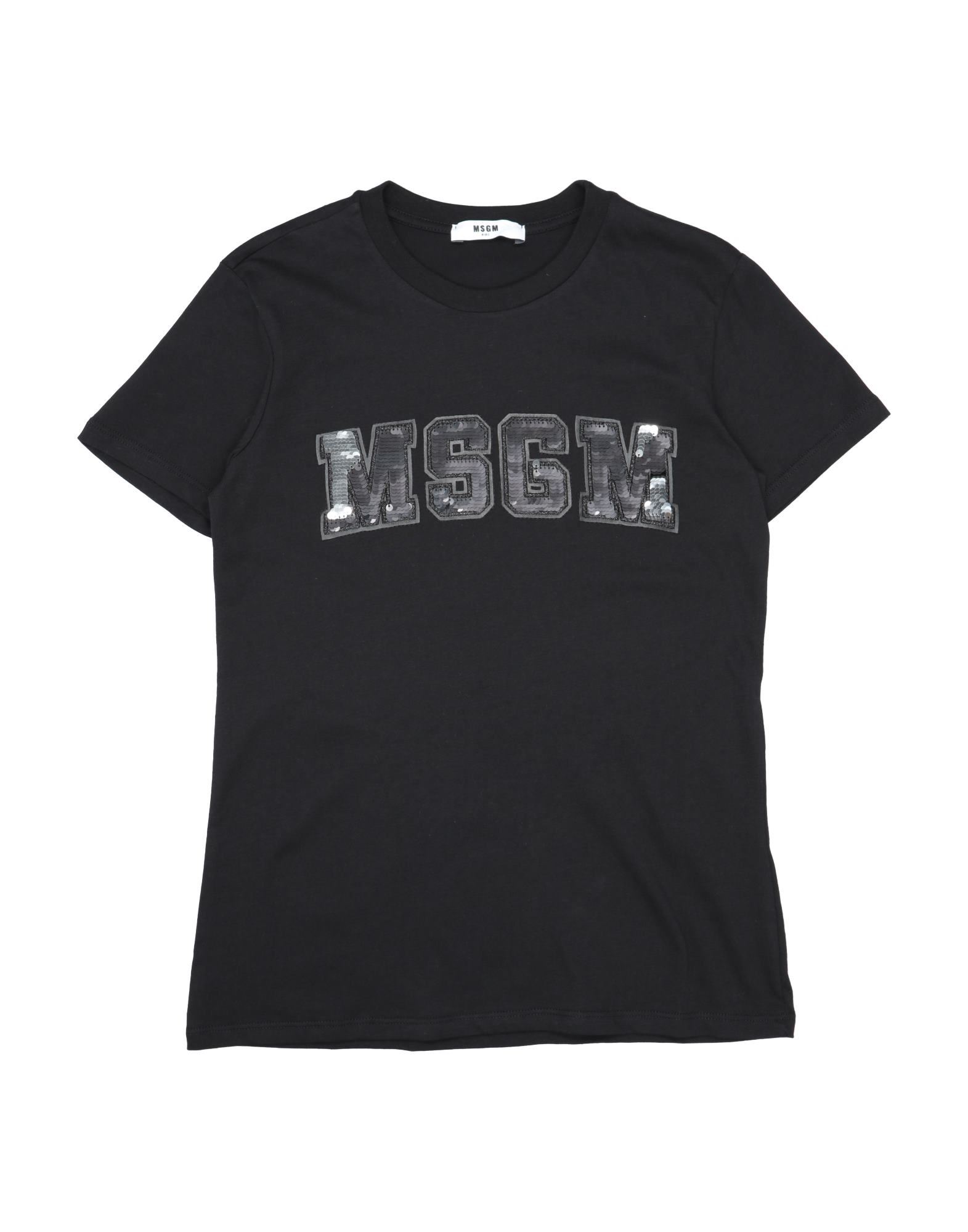 MSGM T-shirts Kinder Schwarz von MSGM