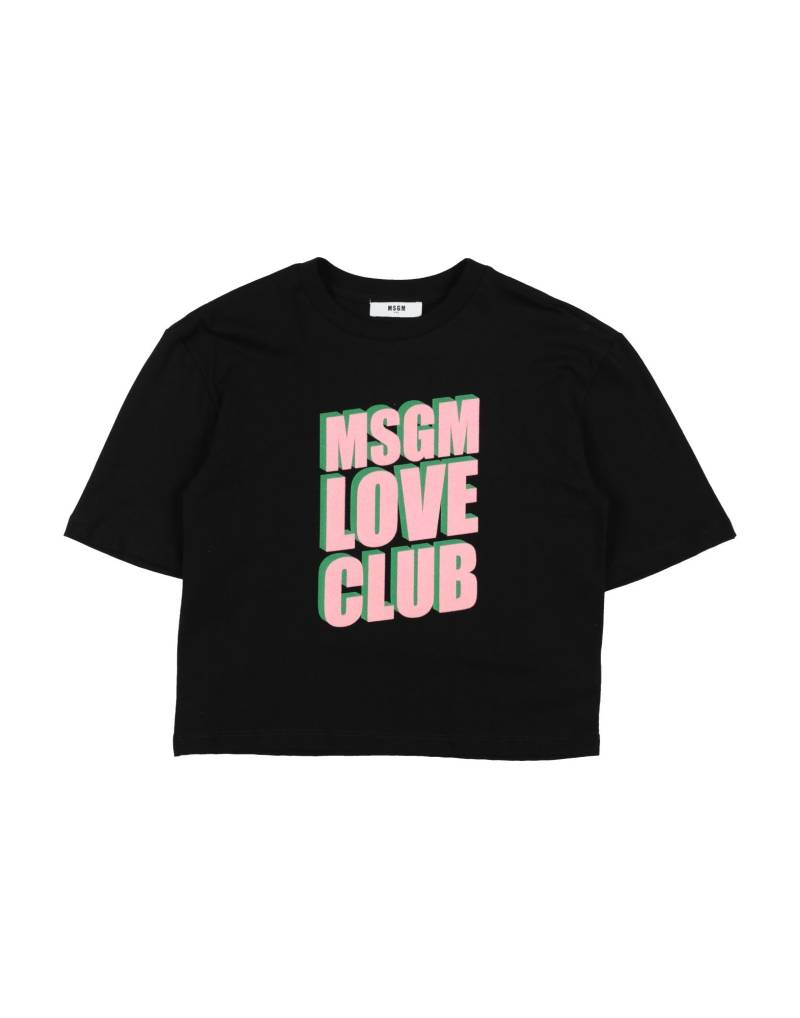 MSGM T-shirts Kinder Schwarz von MSGM