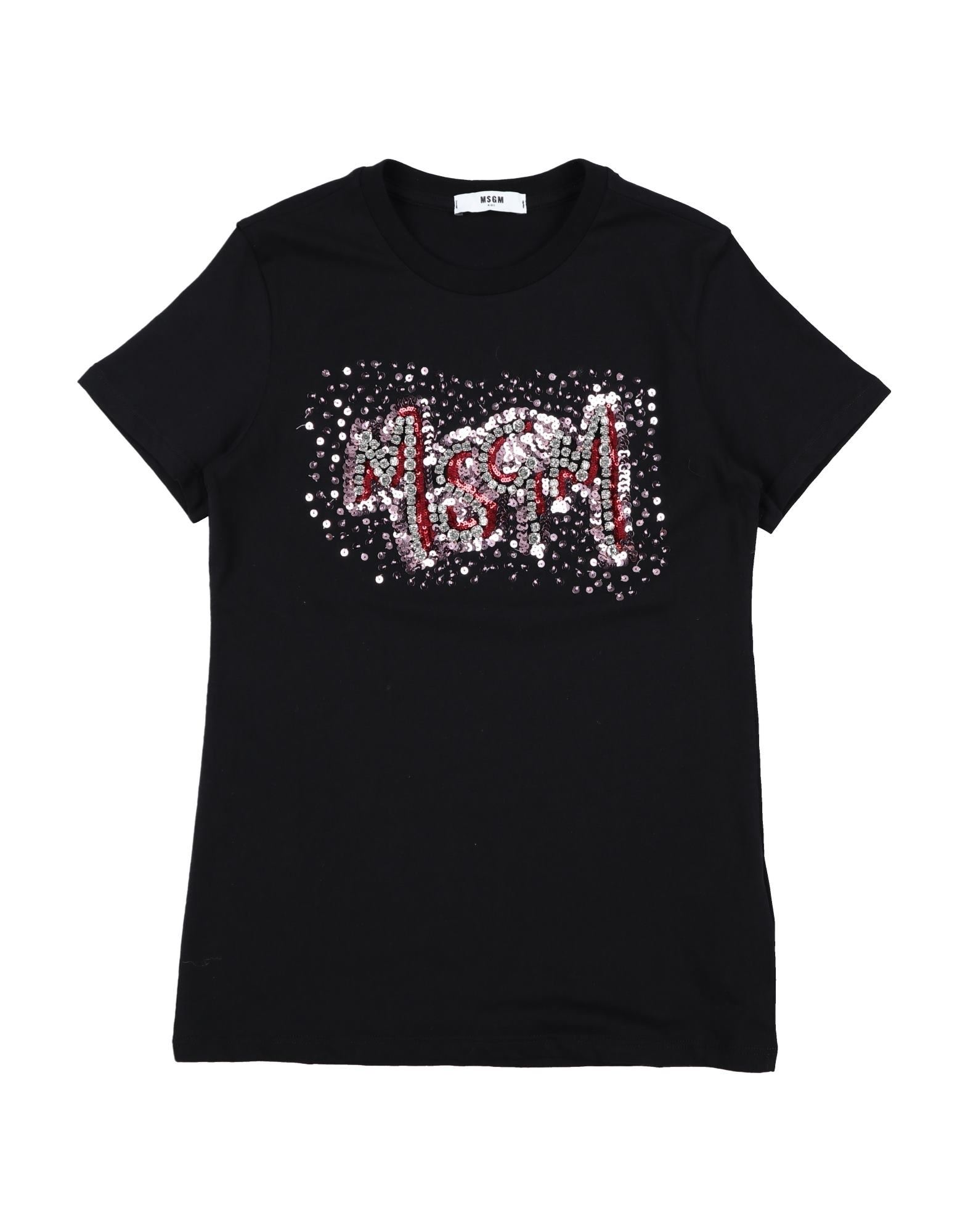MSGM T-shirts Kinder Schwarz von MSGM