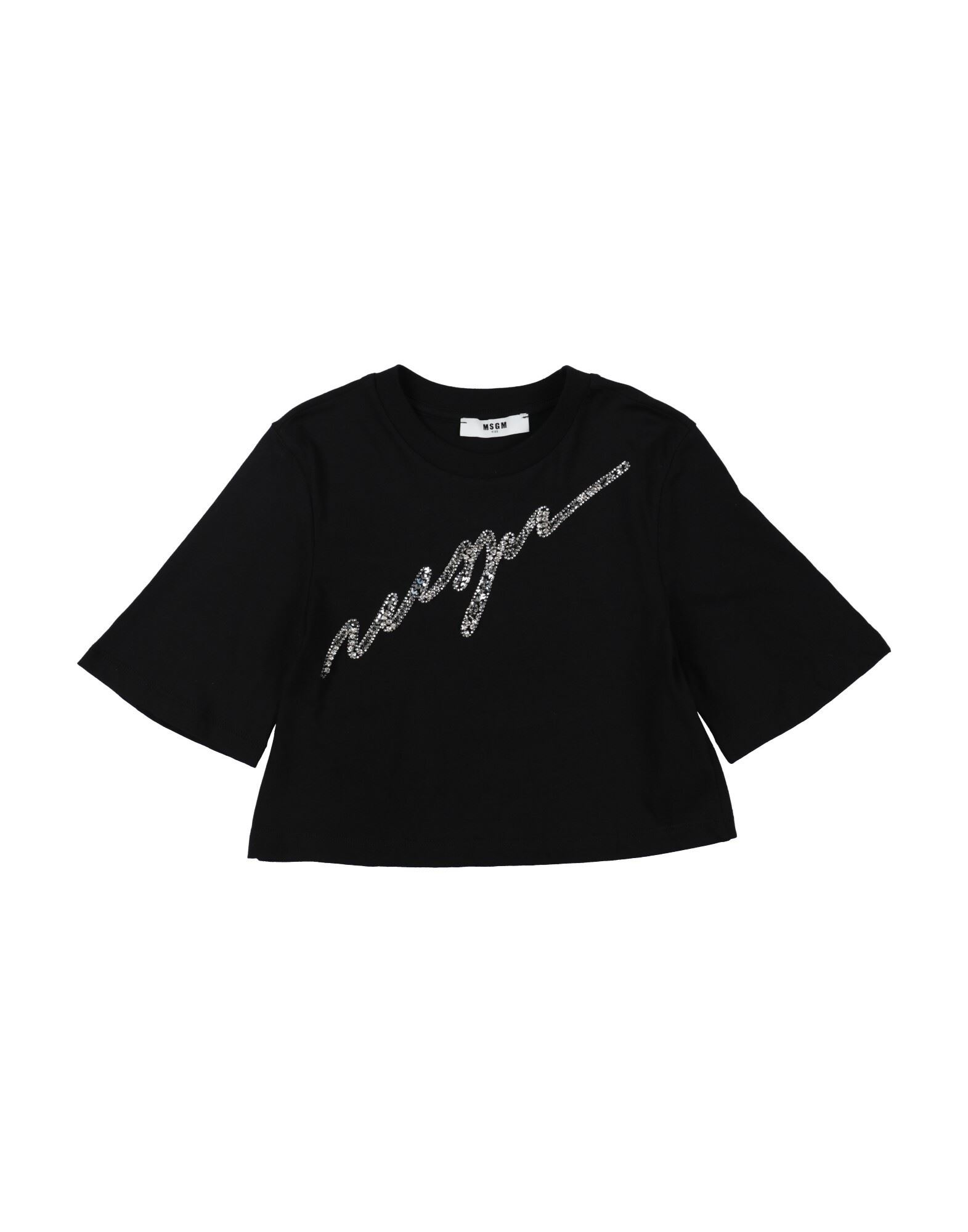MSGM T-shirts Kinder Schwarz von MSGM