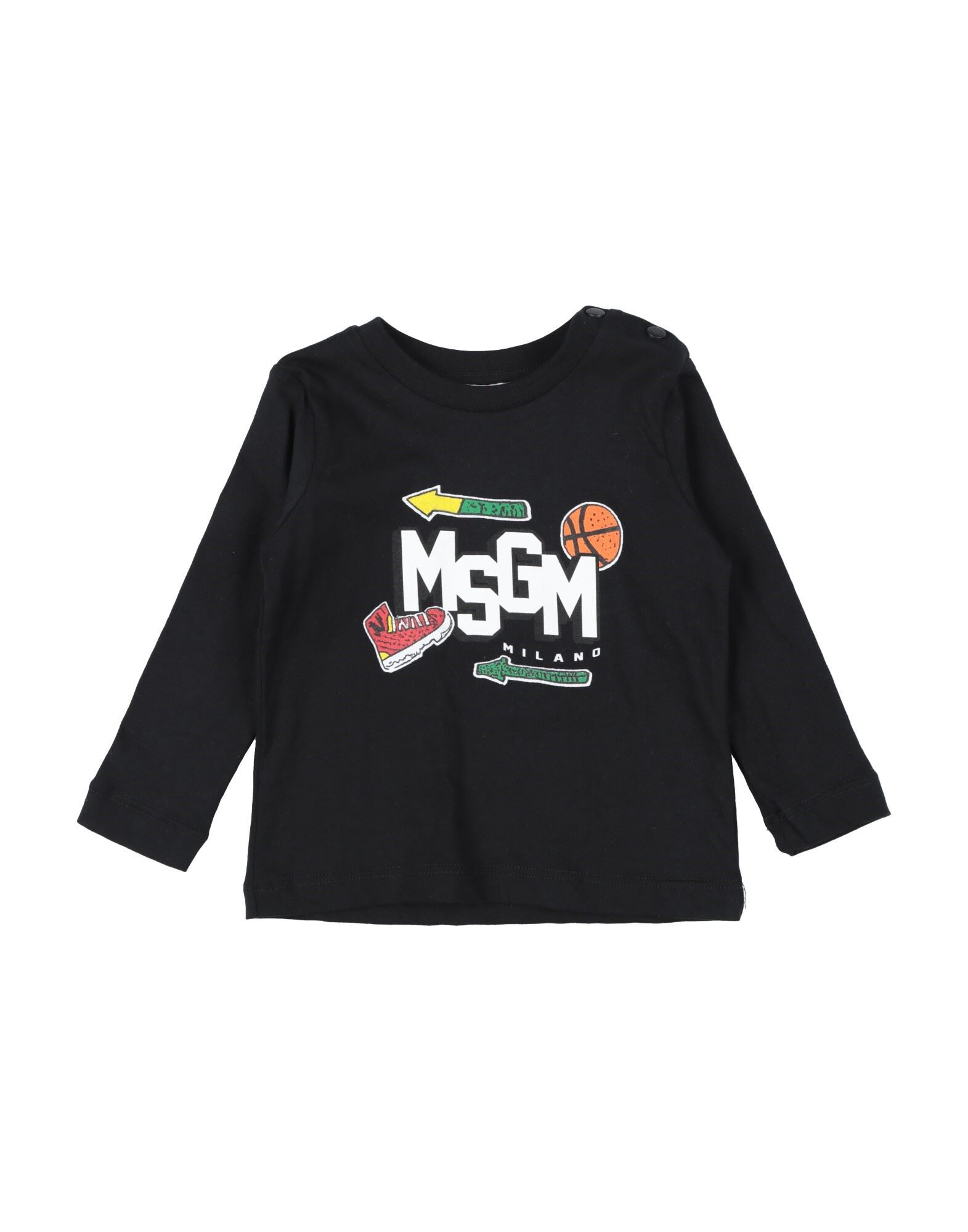 MSGM T-shirts Kinder Schwarz von MSGM