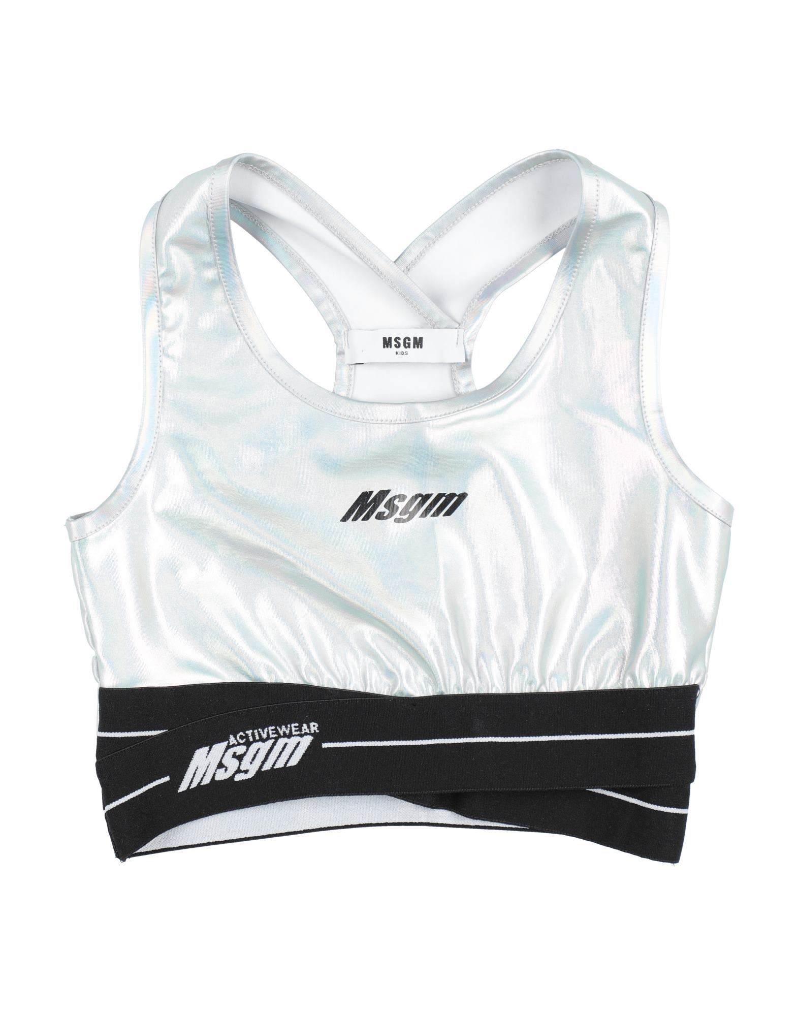 MSGM T-shirts Kinder Silber von MSGM