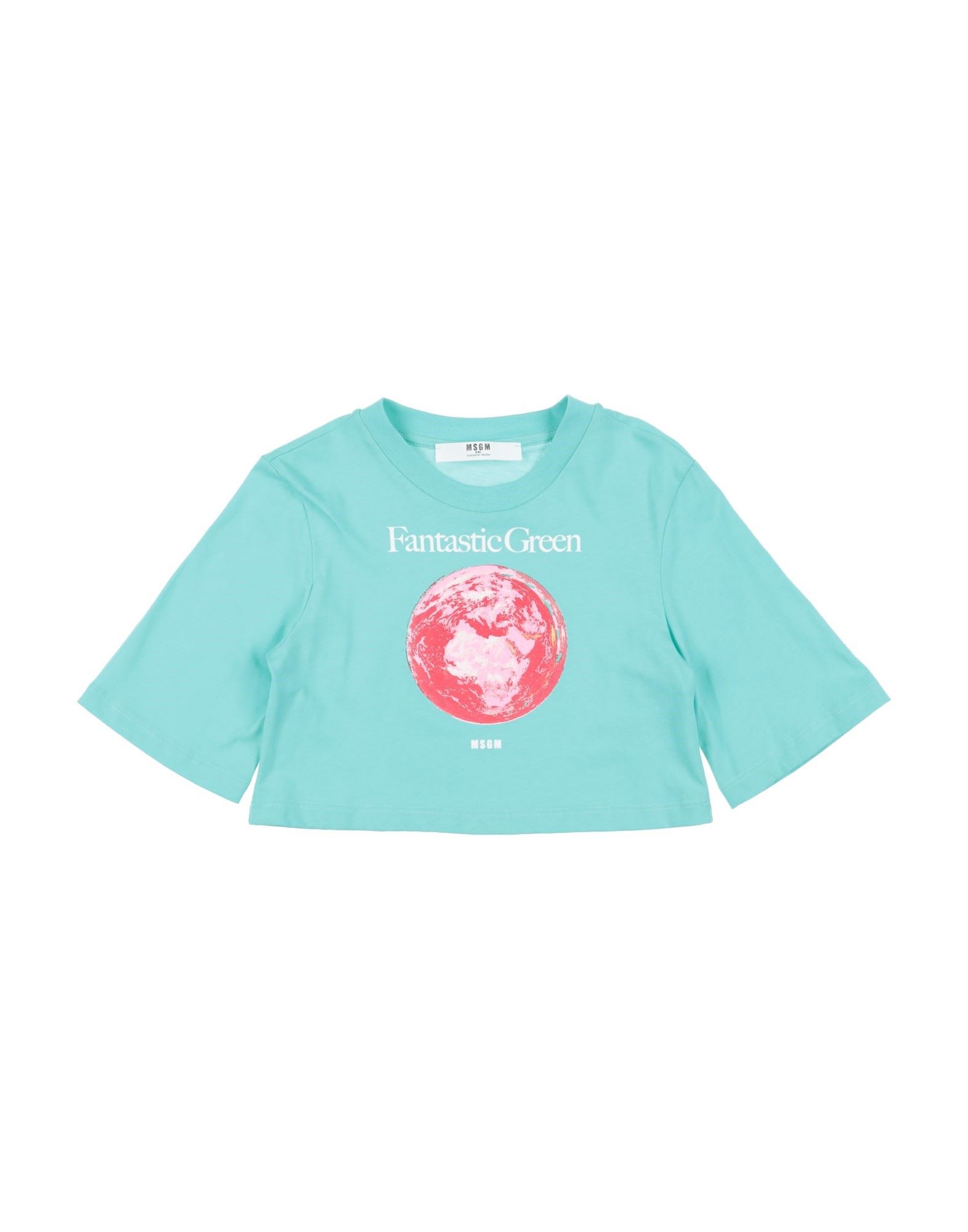 MSGM T-shirts Kinder Tūrkis von MSGM