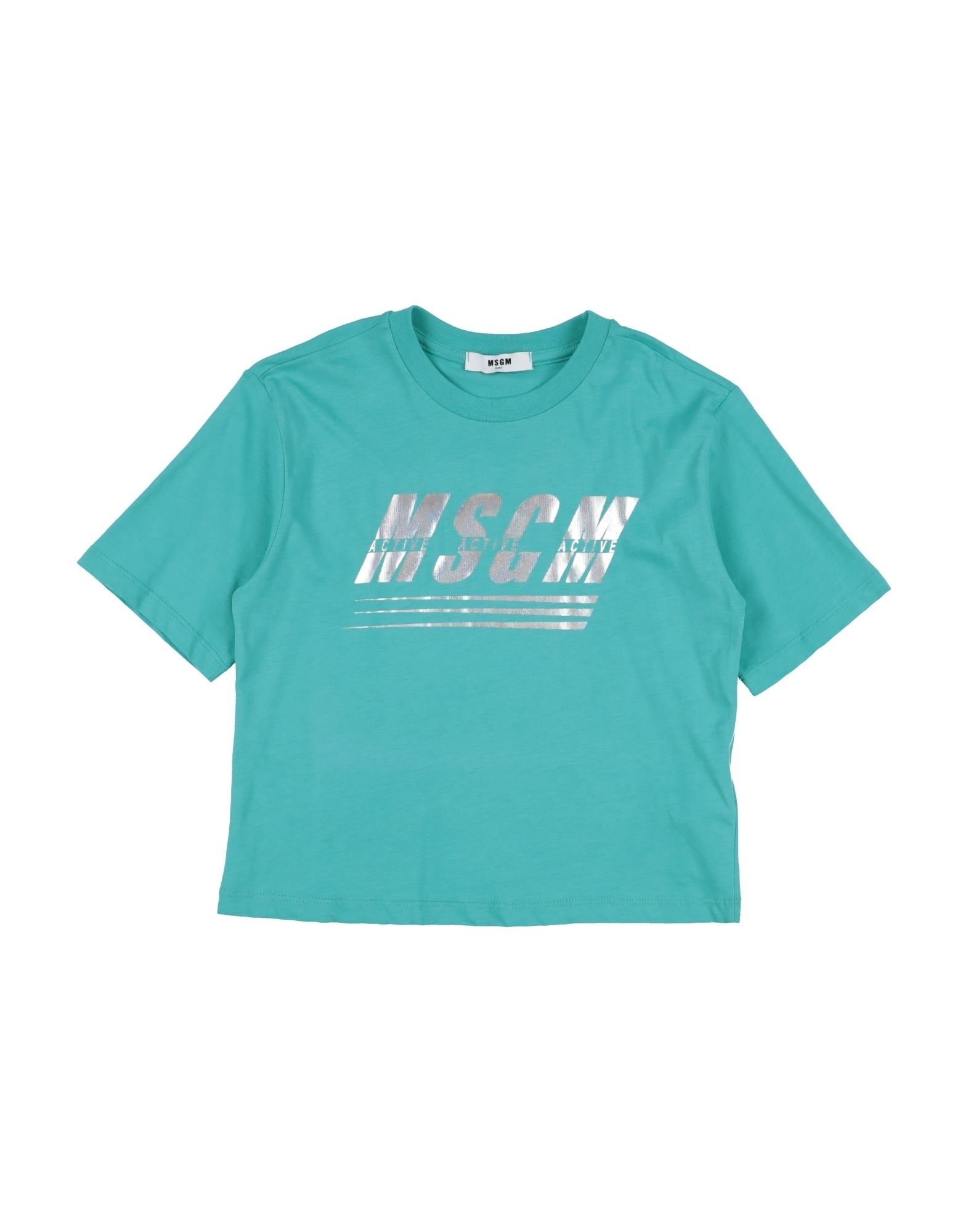 MSGM T-shirts Kinder Tūrkis von MSGM