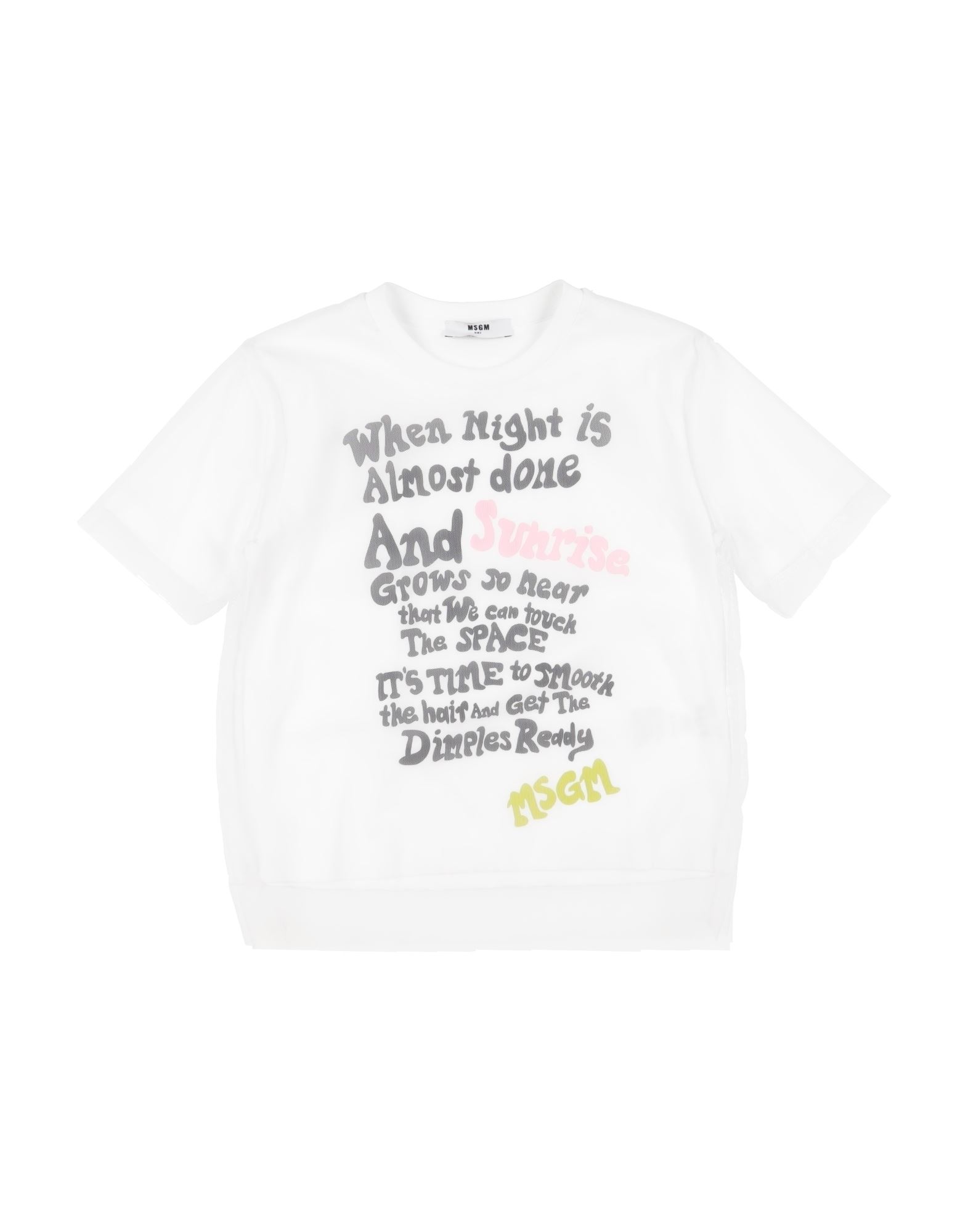 MSGM T-shirts Kinder Weiß von MSGM