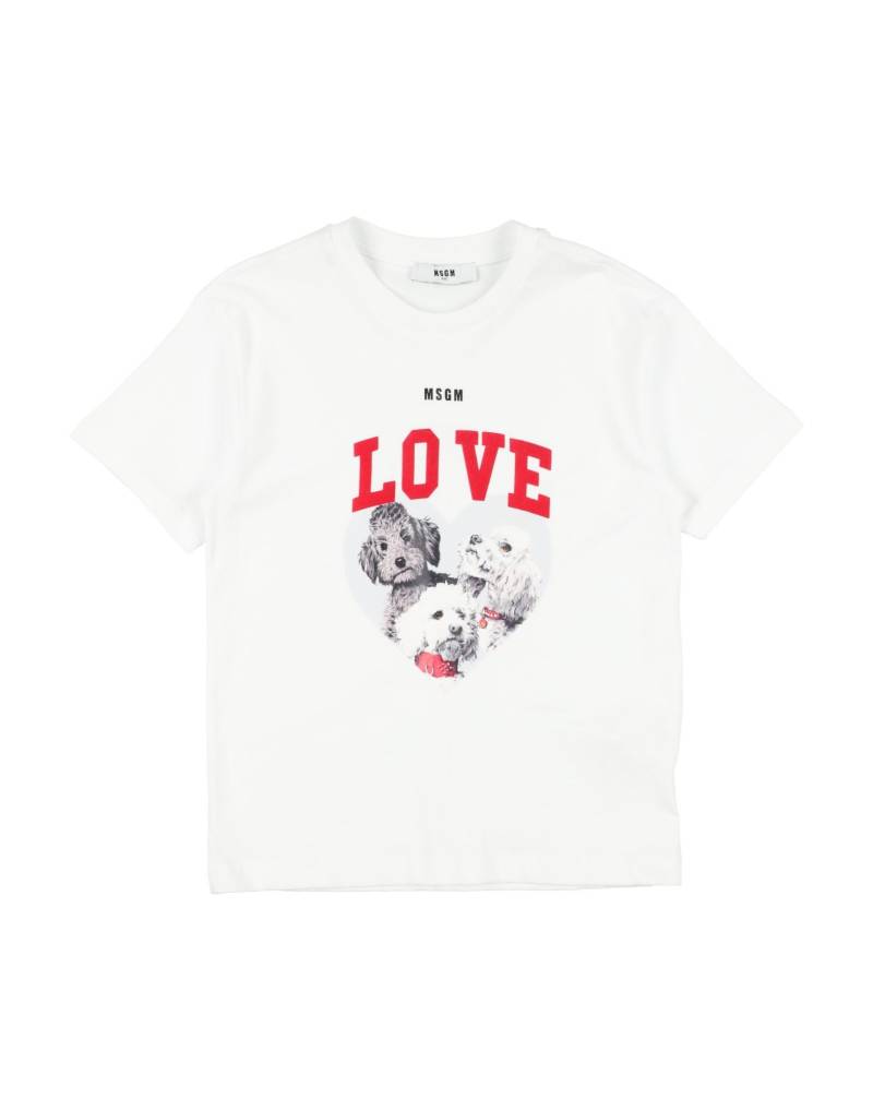 MSGM T-shirts Kinder Weiß von MSGM