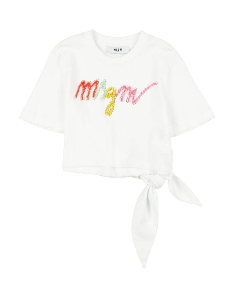 MSGM T-shirts Kinder Weiß von MSGM