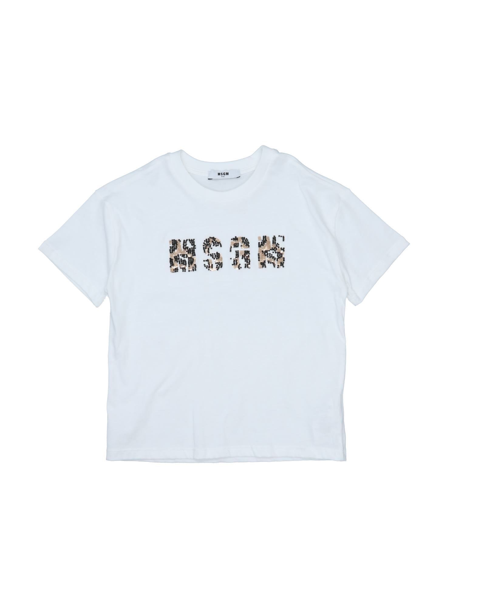 MSGM T-shirts Kinder Weiß von MSGM