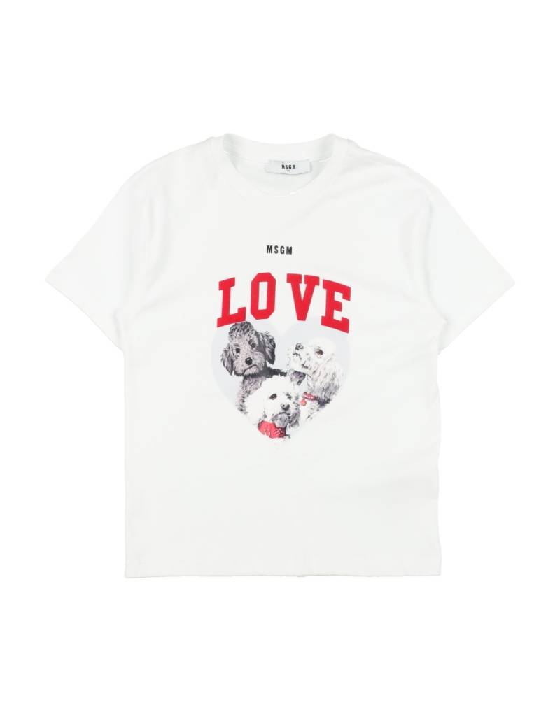 MSGM T-shirts Kinder Weiß von MSGM