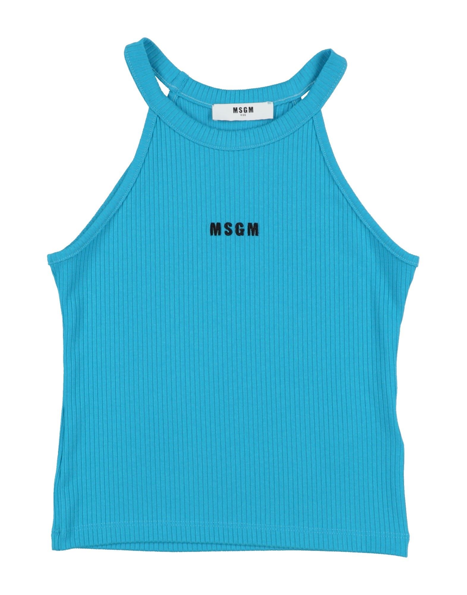 MSGM Tank Top Kinder Azurblau von MSGM