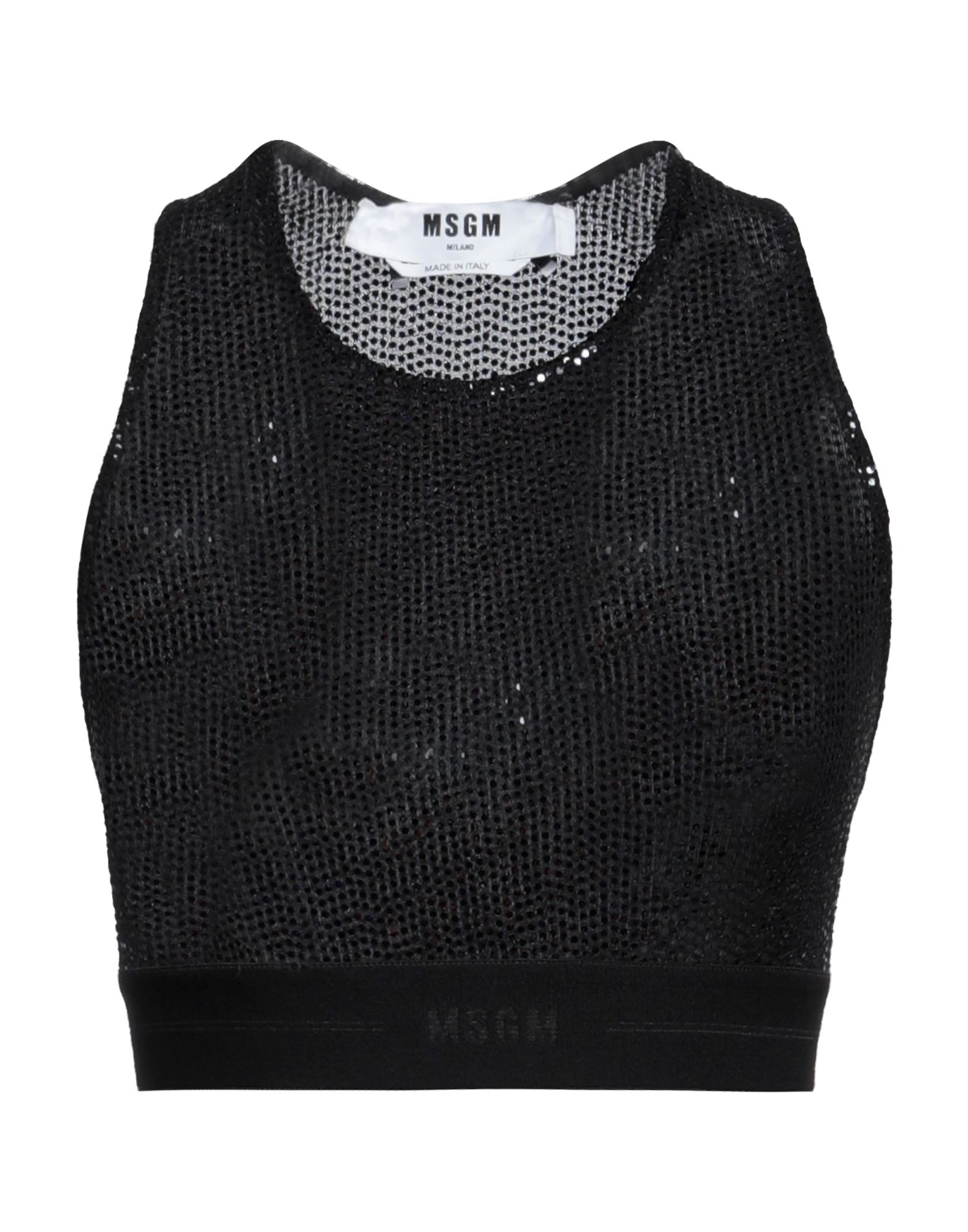 MSGM Top Damen Schwarz von MSGM