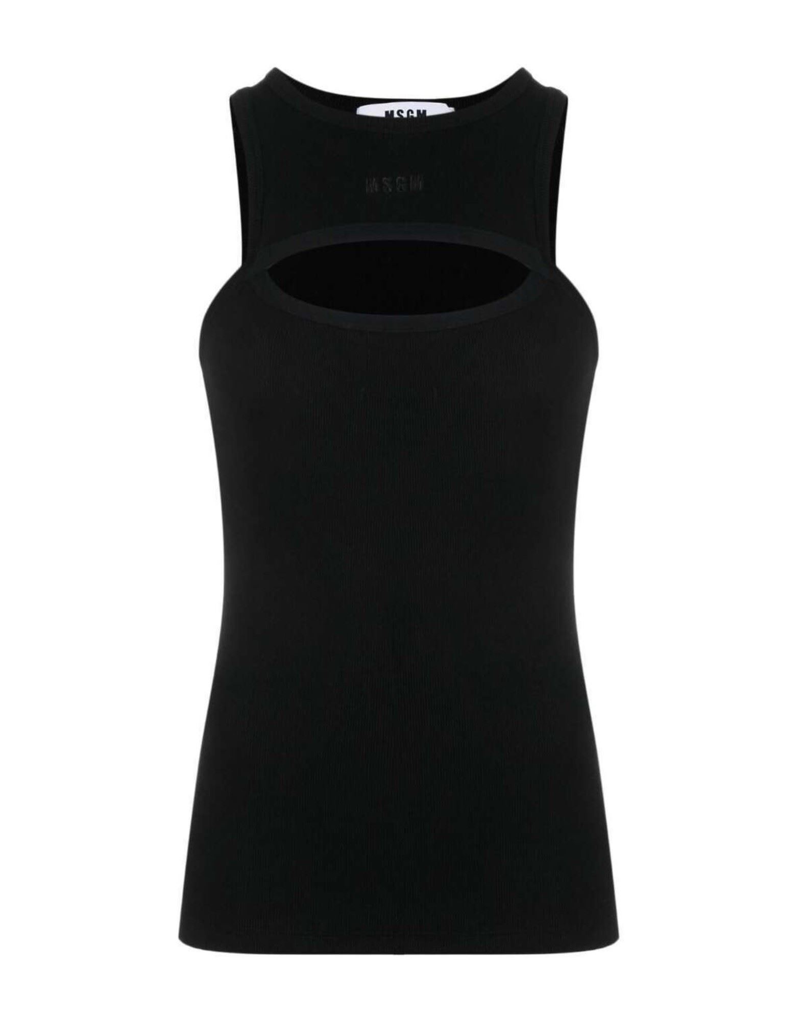 MSGM Top Damen Schwarz von MSGM