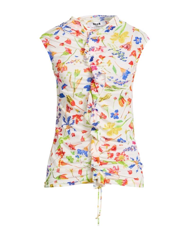 MSGM Top Damen Weiß von MSGM