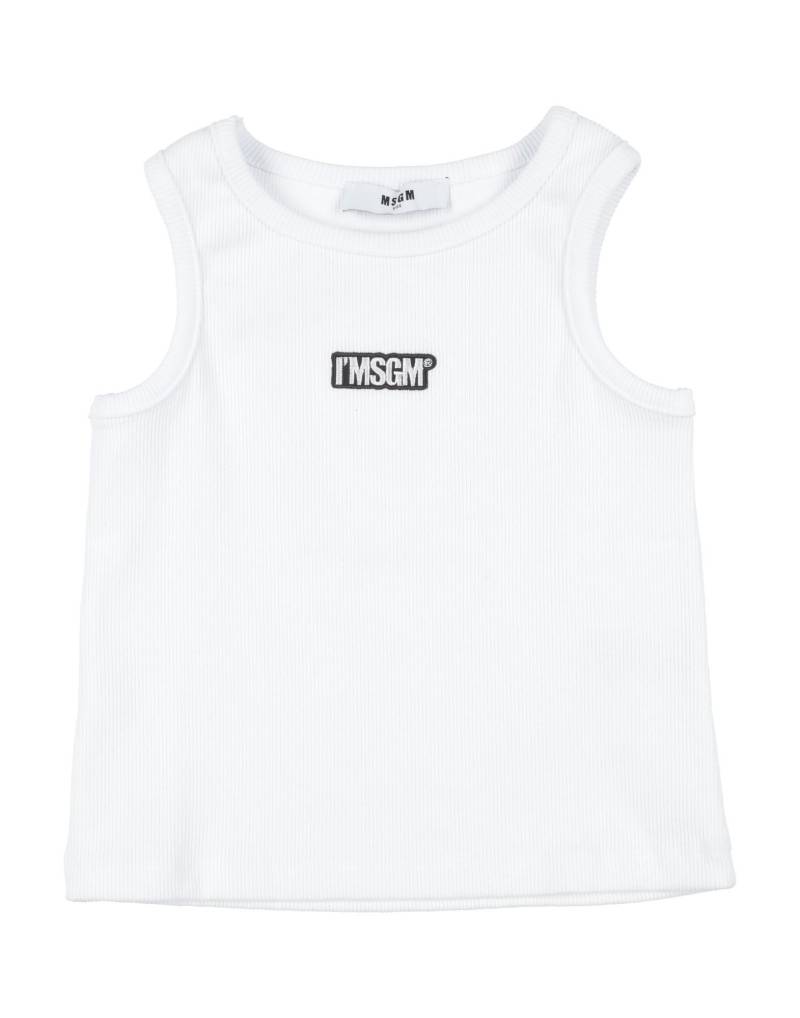 MSGM Top Kinder Weiß von MSGM