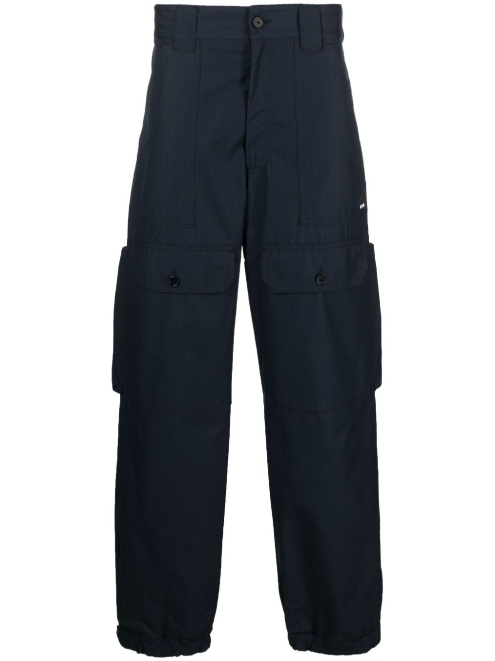 MSGM Cargohose mit weitem Bein - Blau von MSGM