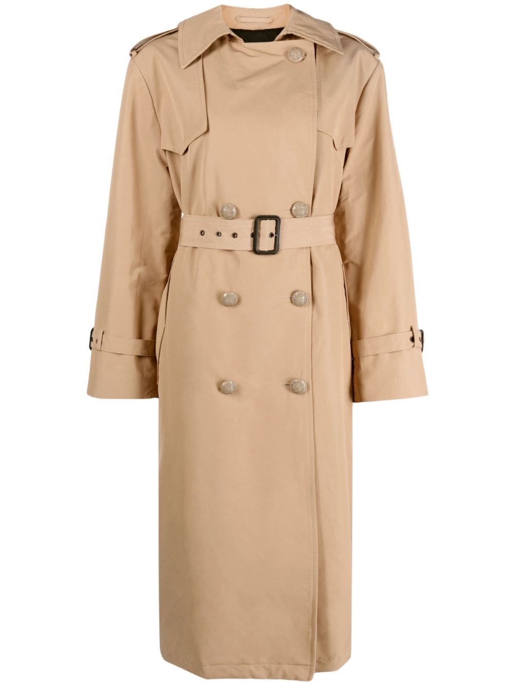 MSGM Trenchcoat mit Gürtel - Nude von MSGM