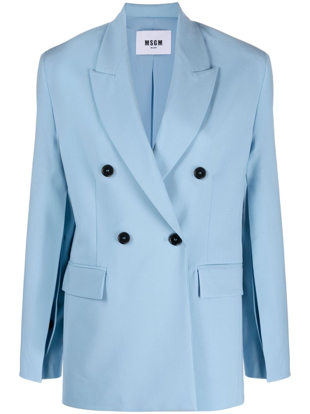 MSGM Doppelreihiger Blazer - Blau von MSGM