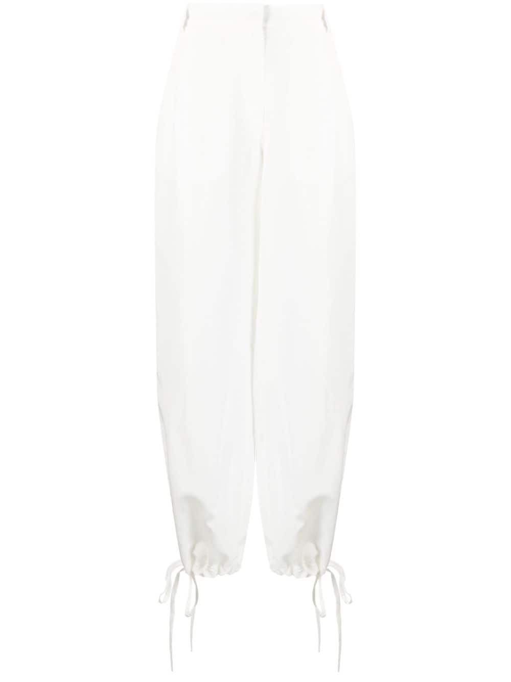 MSGM Hose mit elastischem Bund - Weiß von MSGM