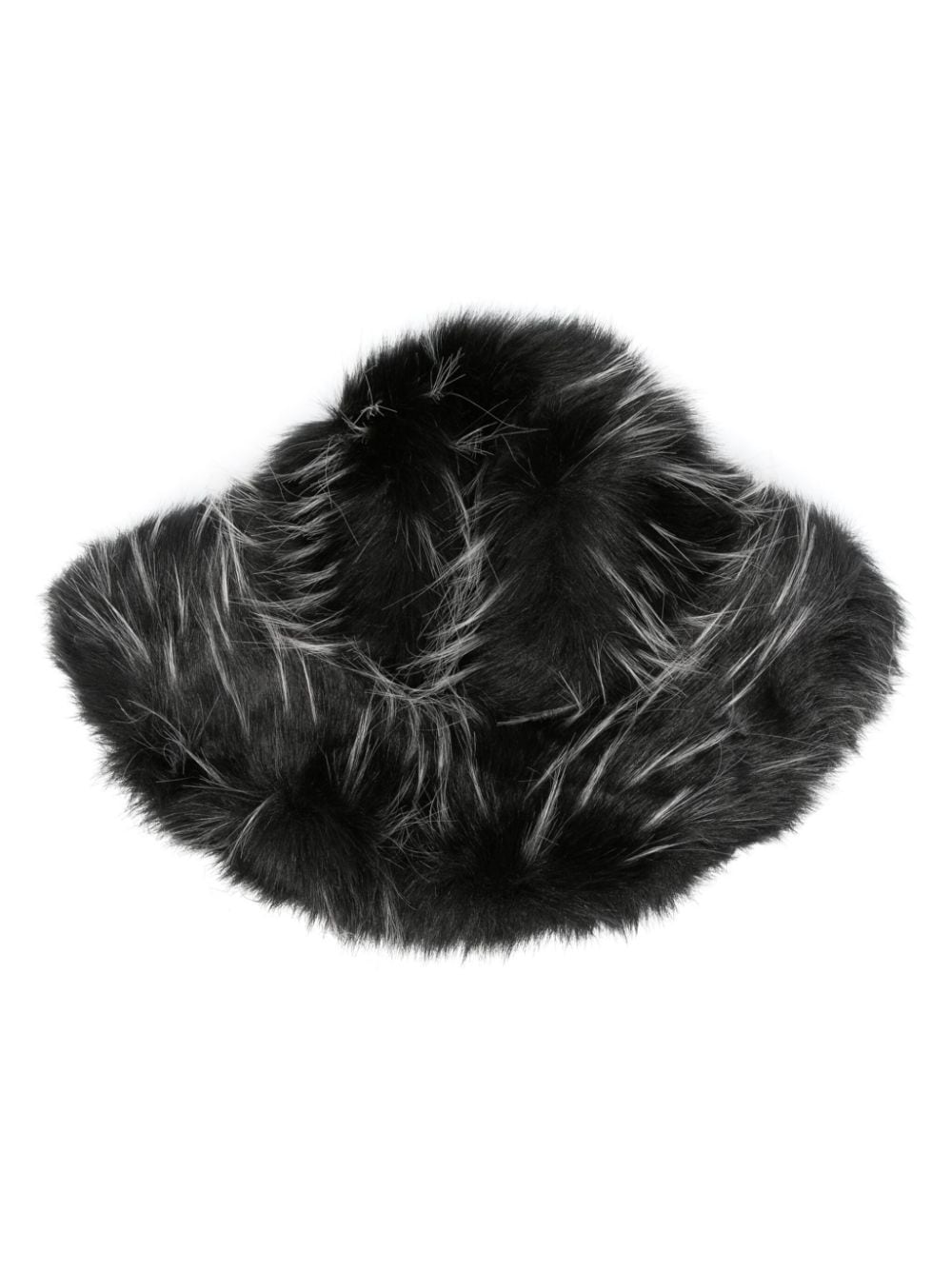 MSGM Fischerhut aus Faux Fur - Schwarz von MSGM