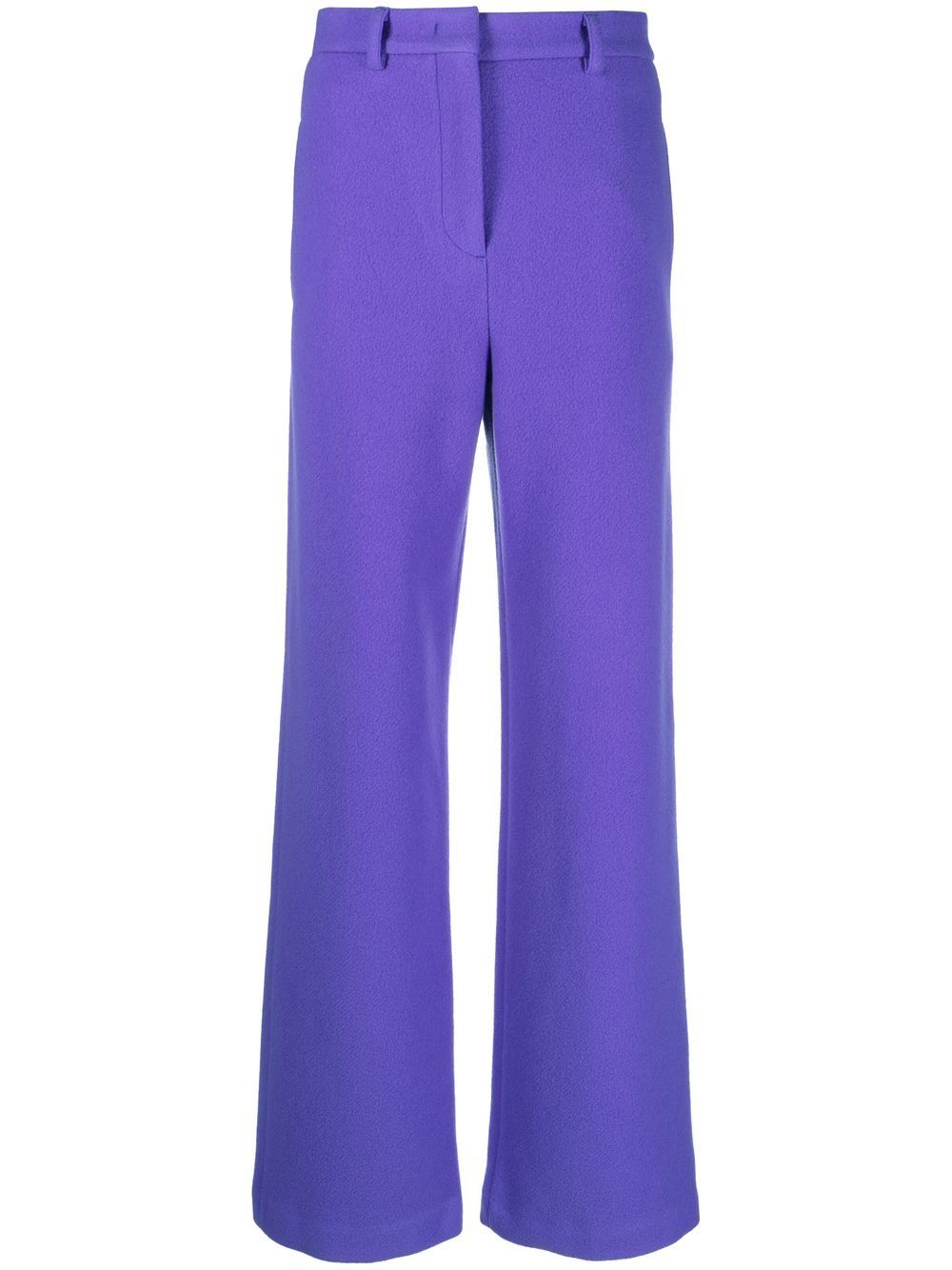 MSGM Klassische High-Waist-Hose - Violett von MSGM