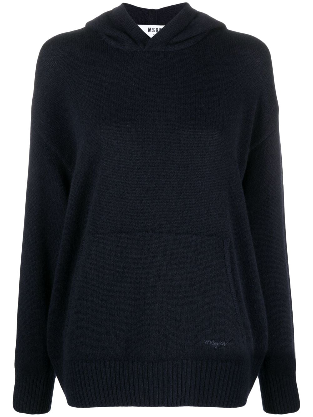 MSGM Beanie mit Logo-Stickerei - Blau von MSGM