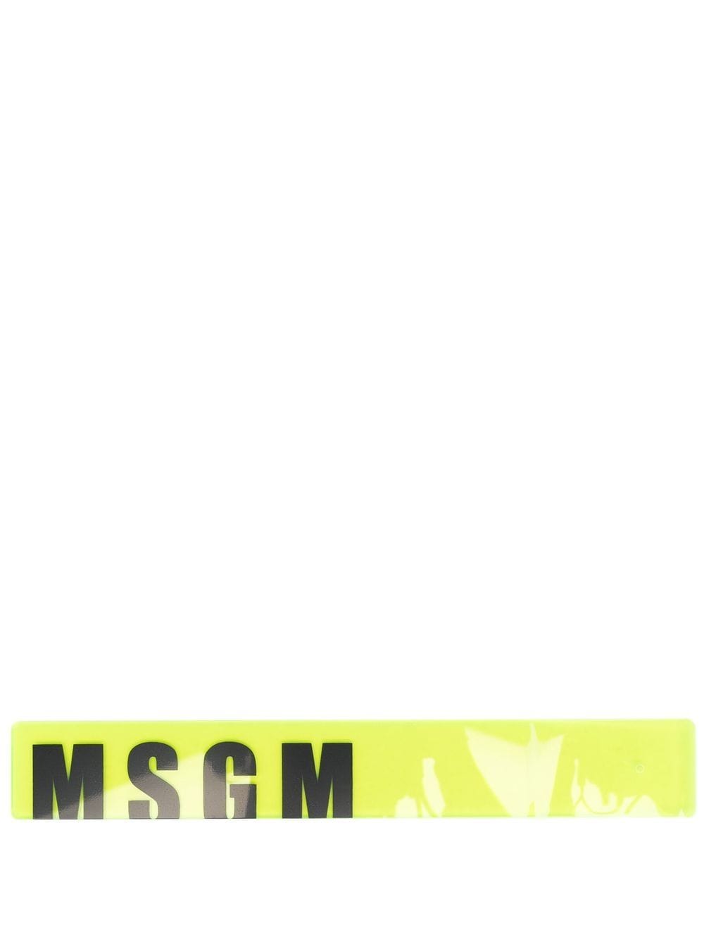 MSGM Lesezeichen mit Logo-Print - Gelb von MSGM