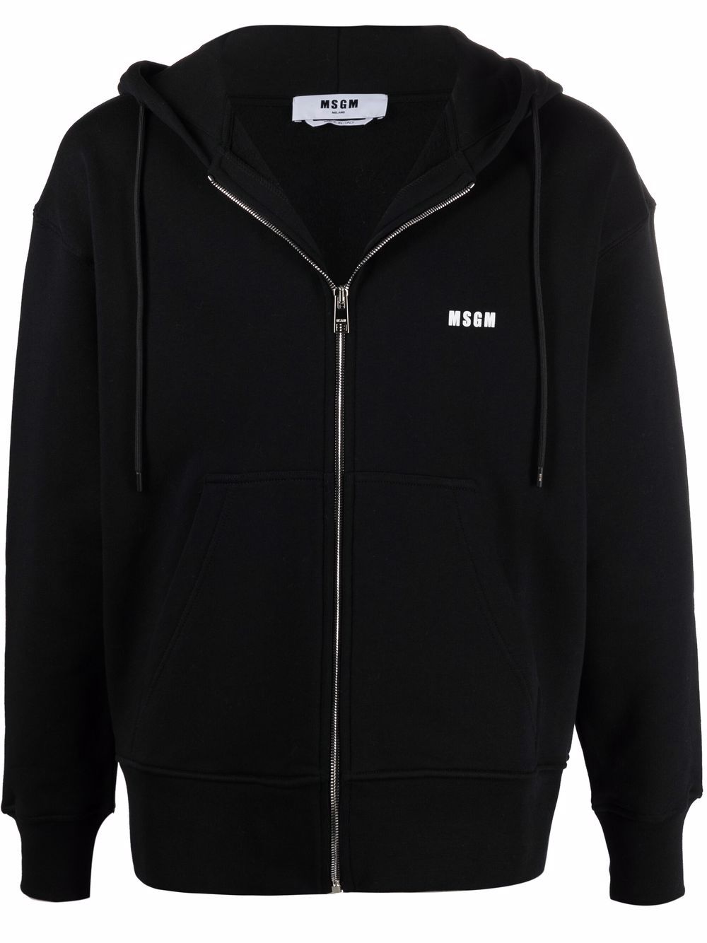 MSGM Hoodie mit Logo-Print - Schwarz von MSGM