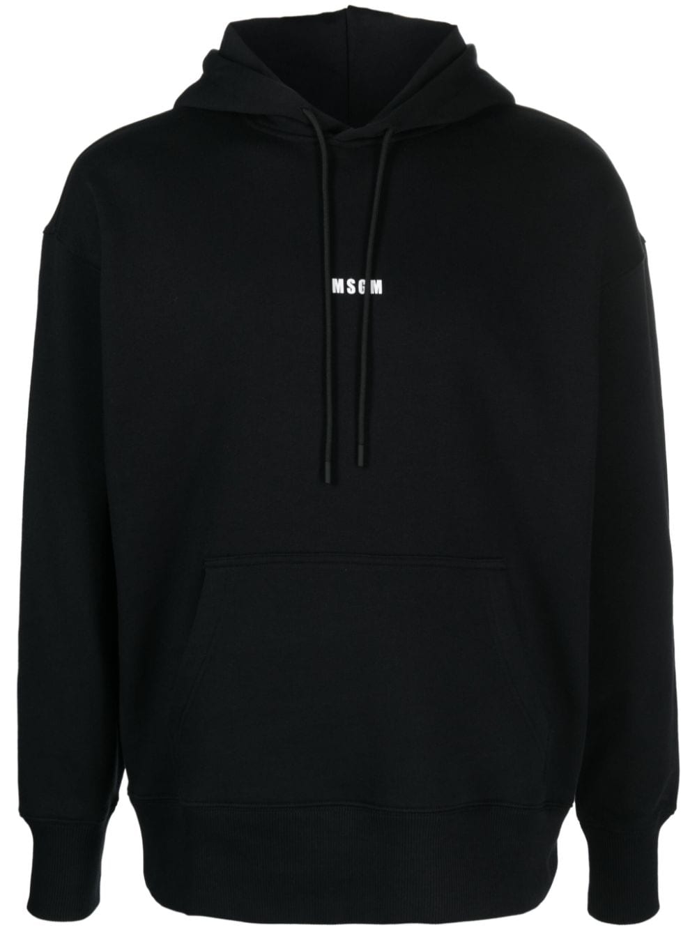 MSGM Hoodie mit Kordelzug - Schwarz von MSGM