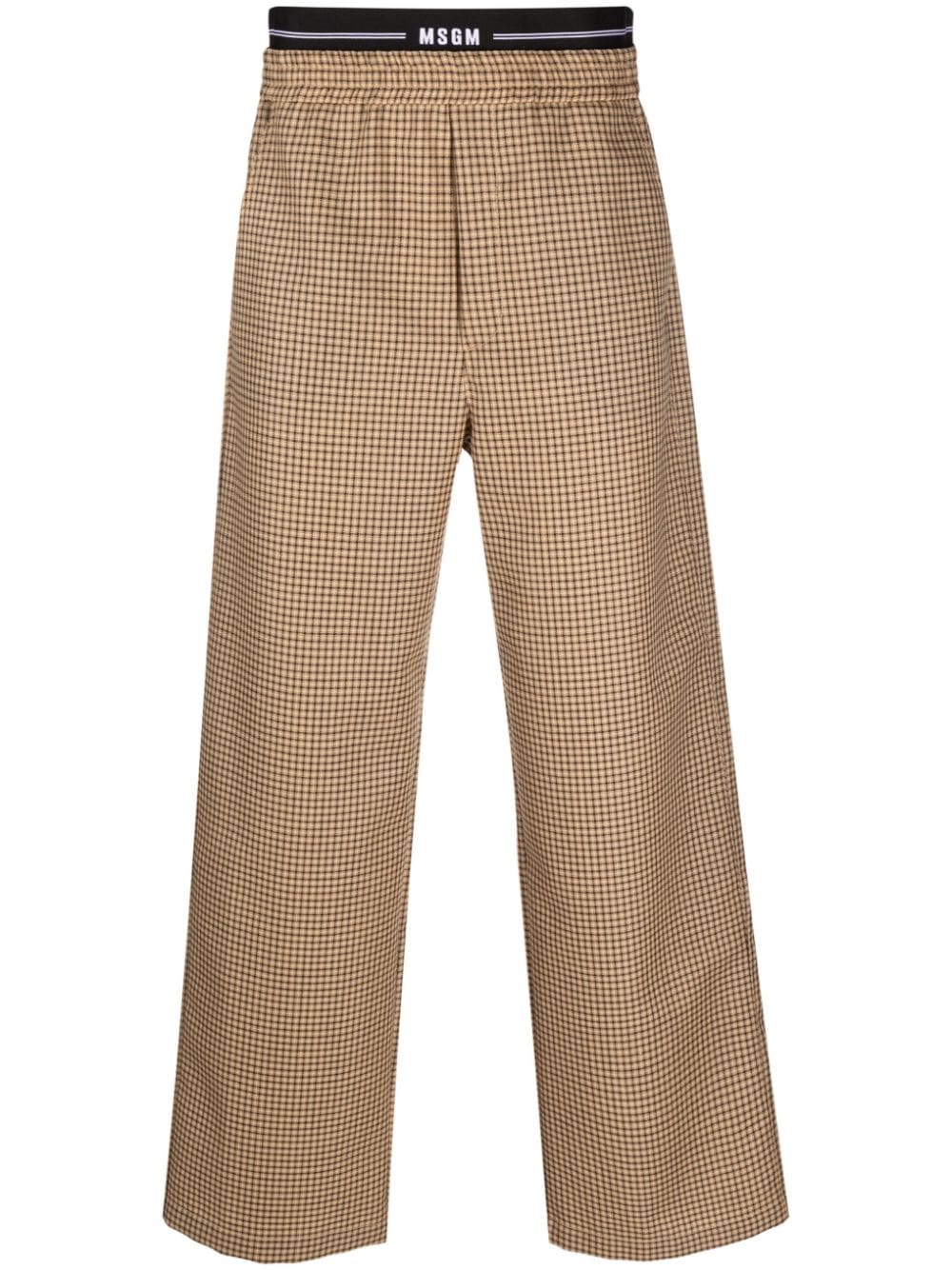 MSGM Hose mit weitem Bein - Nude von MSGM