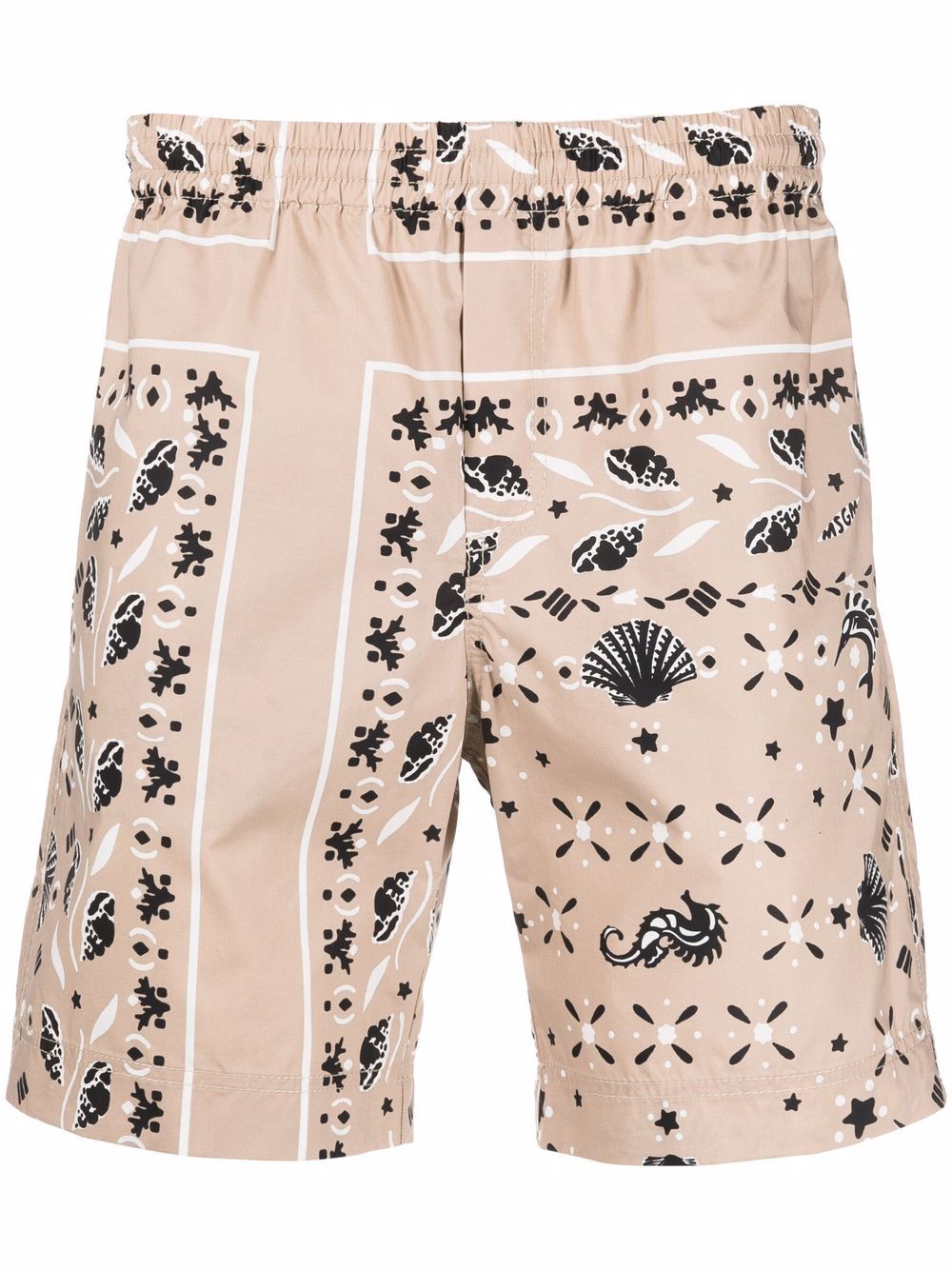 MSGM Shorts mit Paisley-Print - Nude von MSGM